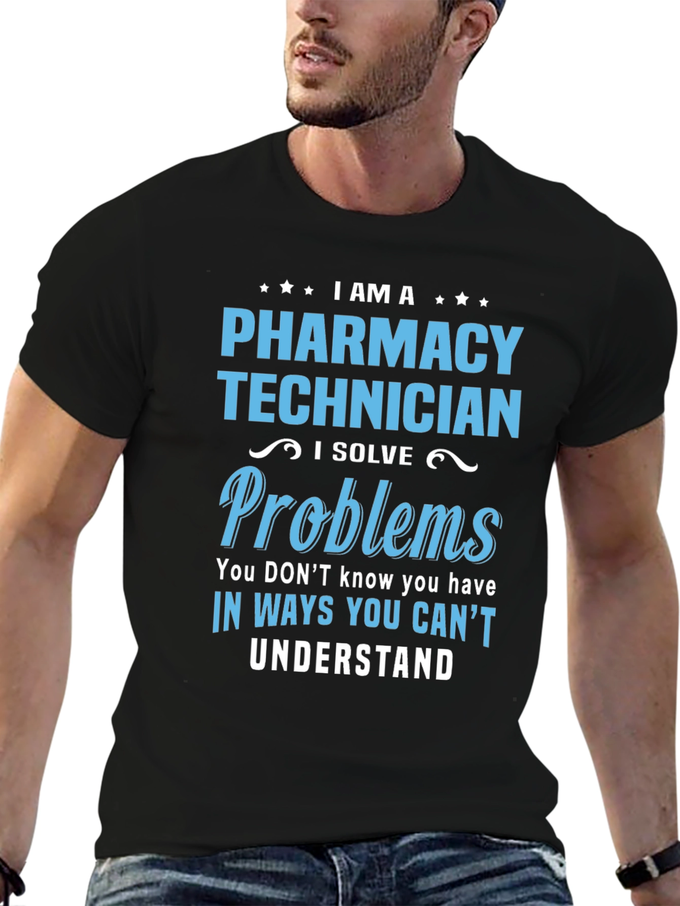 Pharmacy Technician I Solve Problems T-Shirt