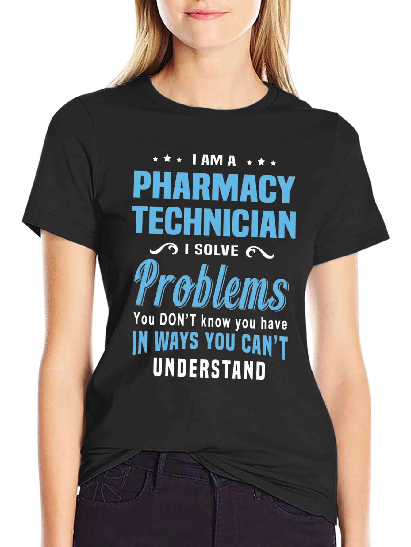 Pharmacy Technician I Solve Problems T-Shirt