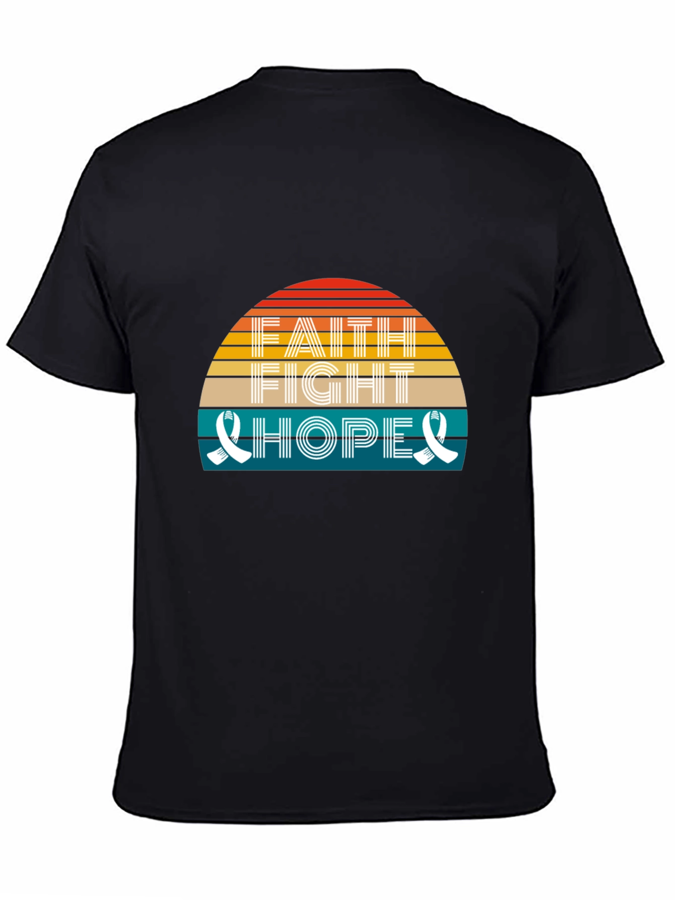 Faith Fight Hope Graphic Tee Shirt