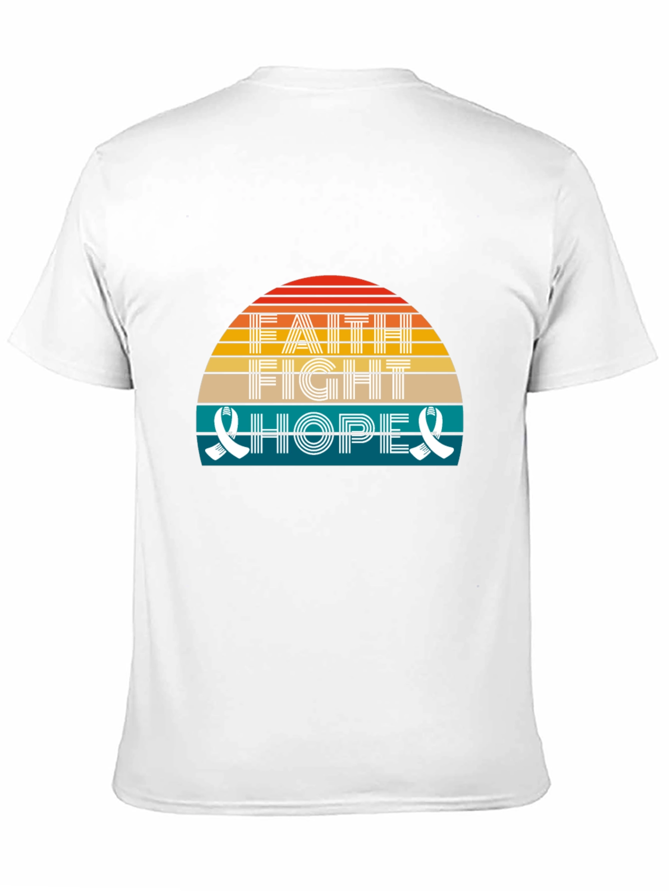 Faith Fight Hope Graphic Tee Shirt