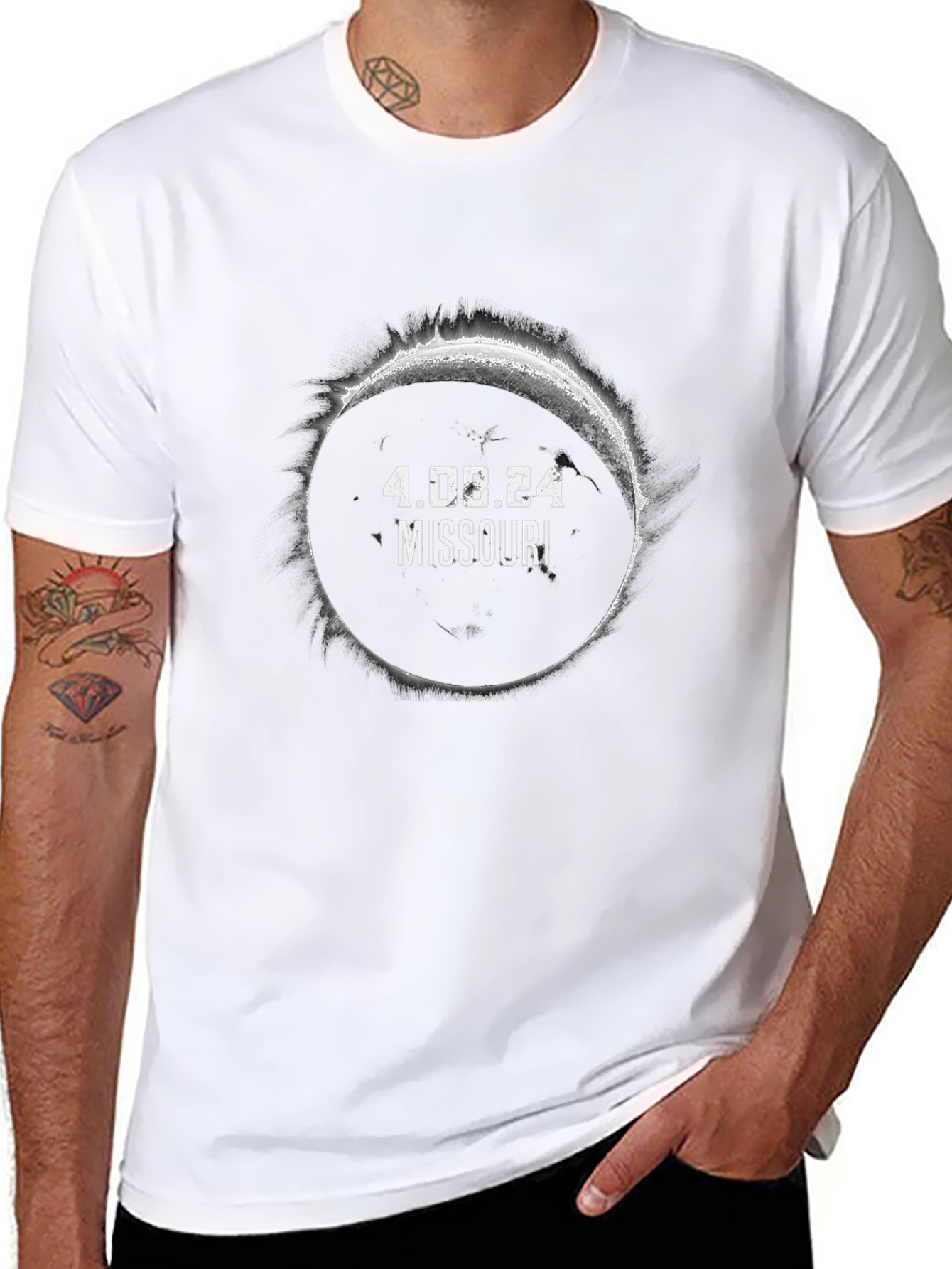 Missouri Eclipse 2024 T-Shirt - Total Solar Eclipse Souvenir