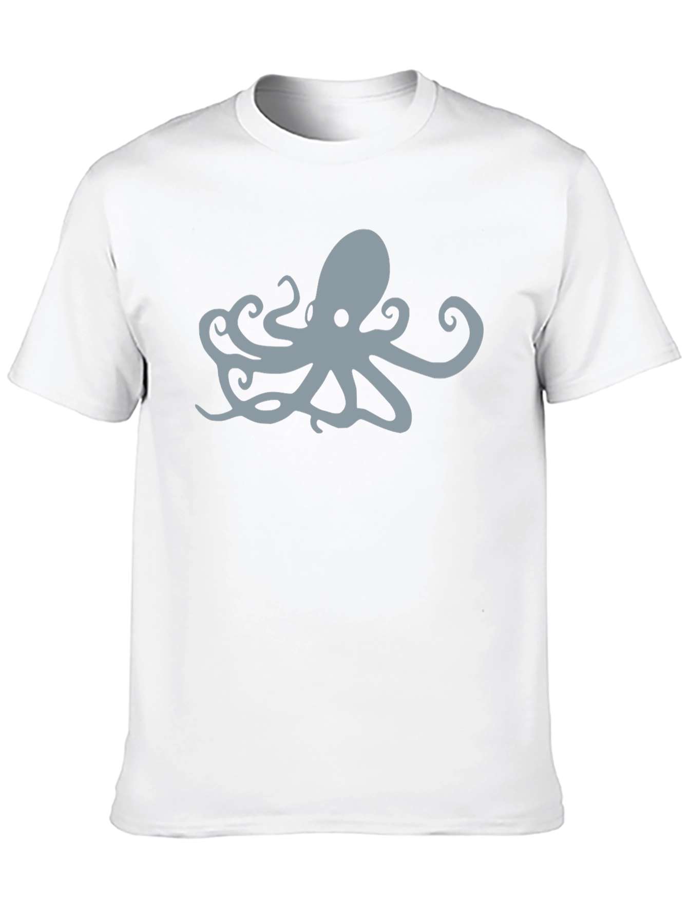 Cool Octopus Graphic Black T-Shirt