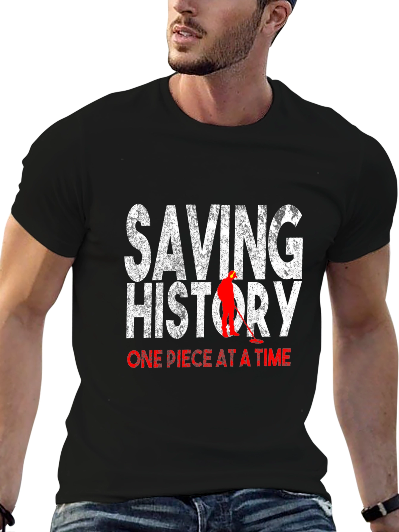 Saving History Tee - Detectorist Gift
