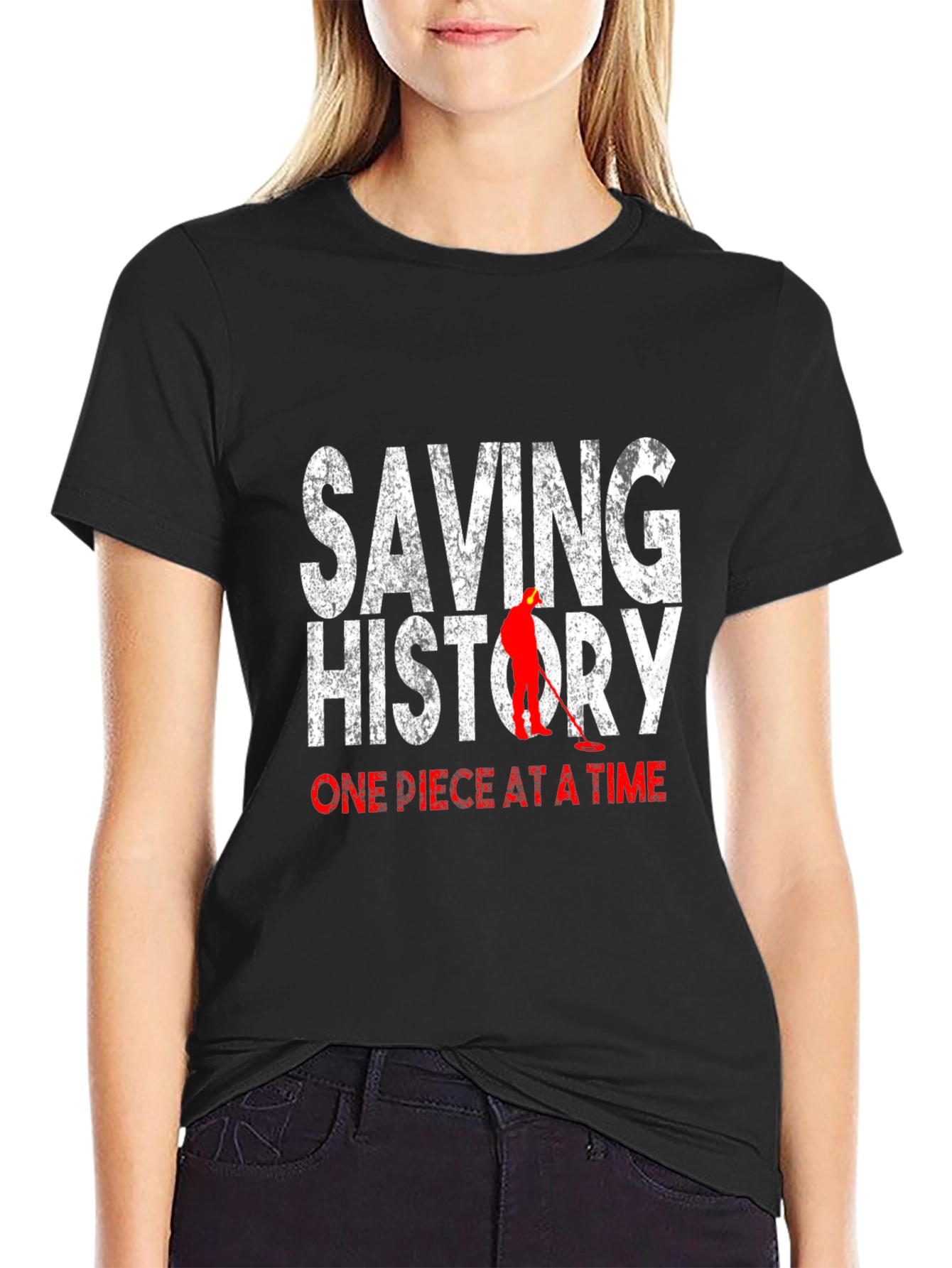 Saving History Tee - Detectorist Gift