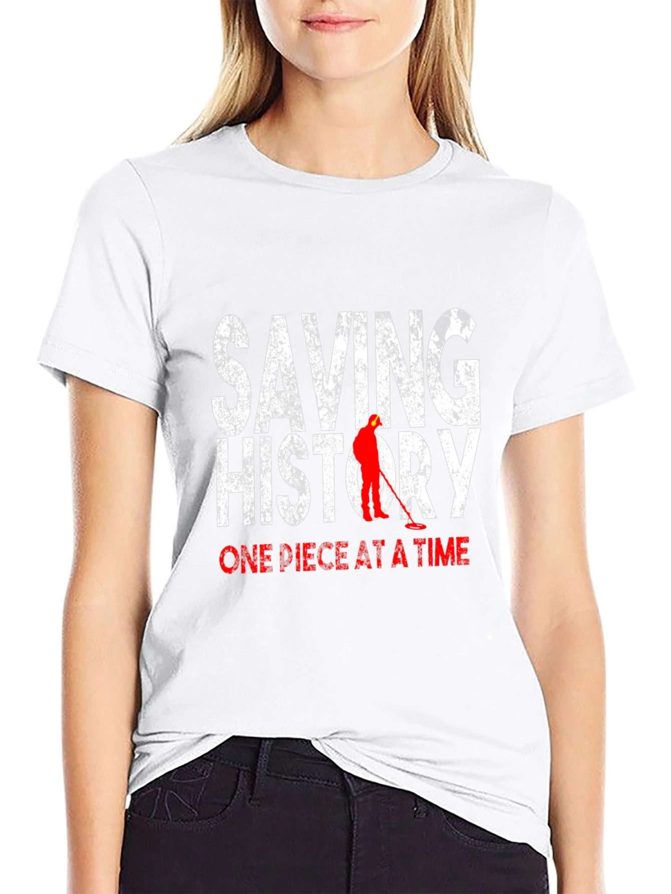 Saving History Tee - Detectorist Gift