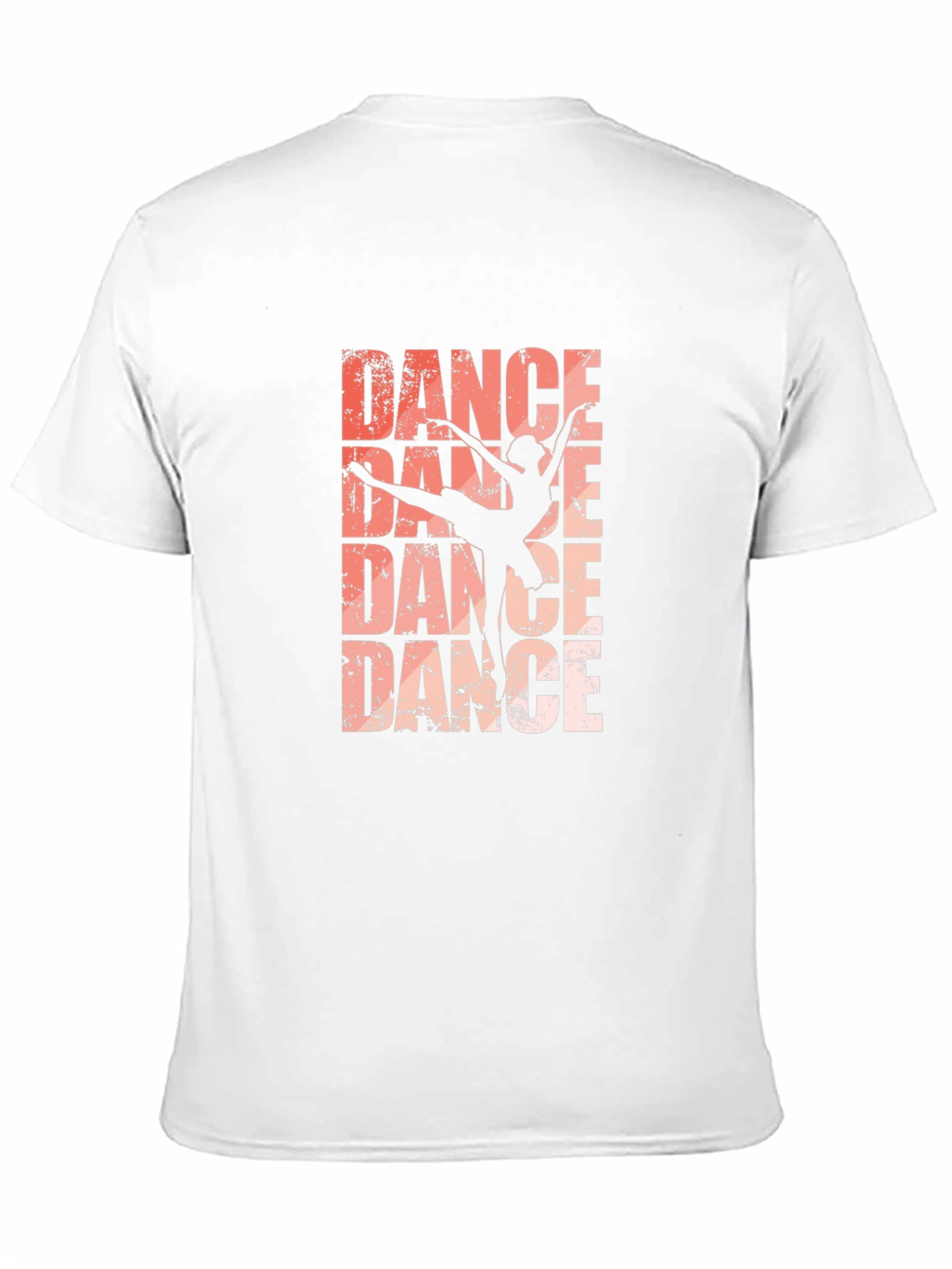Dance Silhouette Graphic Tee - Black Cotton T-Shirt