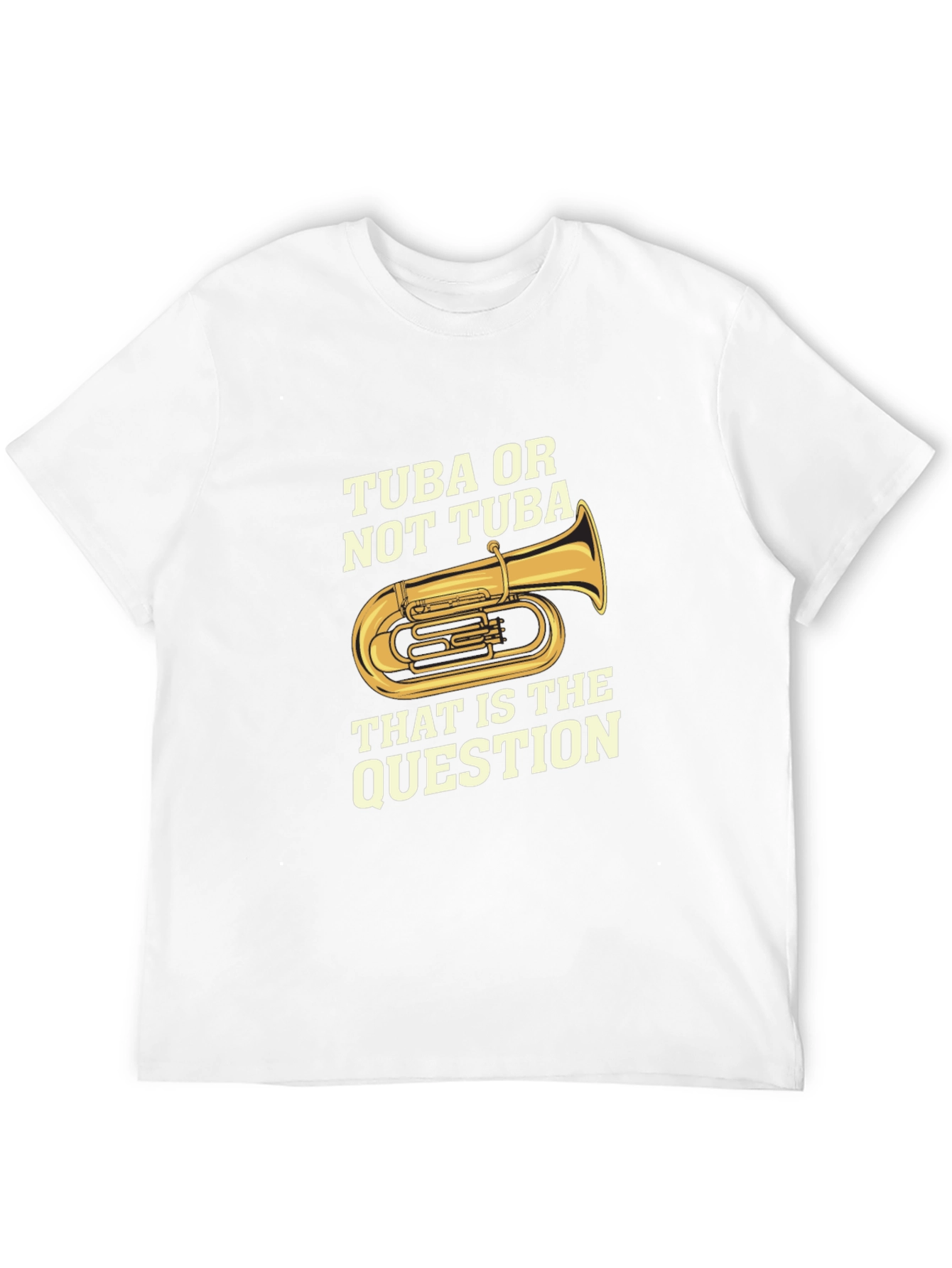 Tuba or Not Tuba Funny Musician T-Shirt