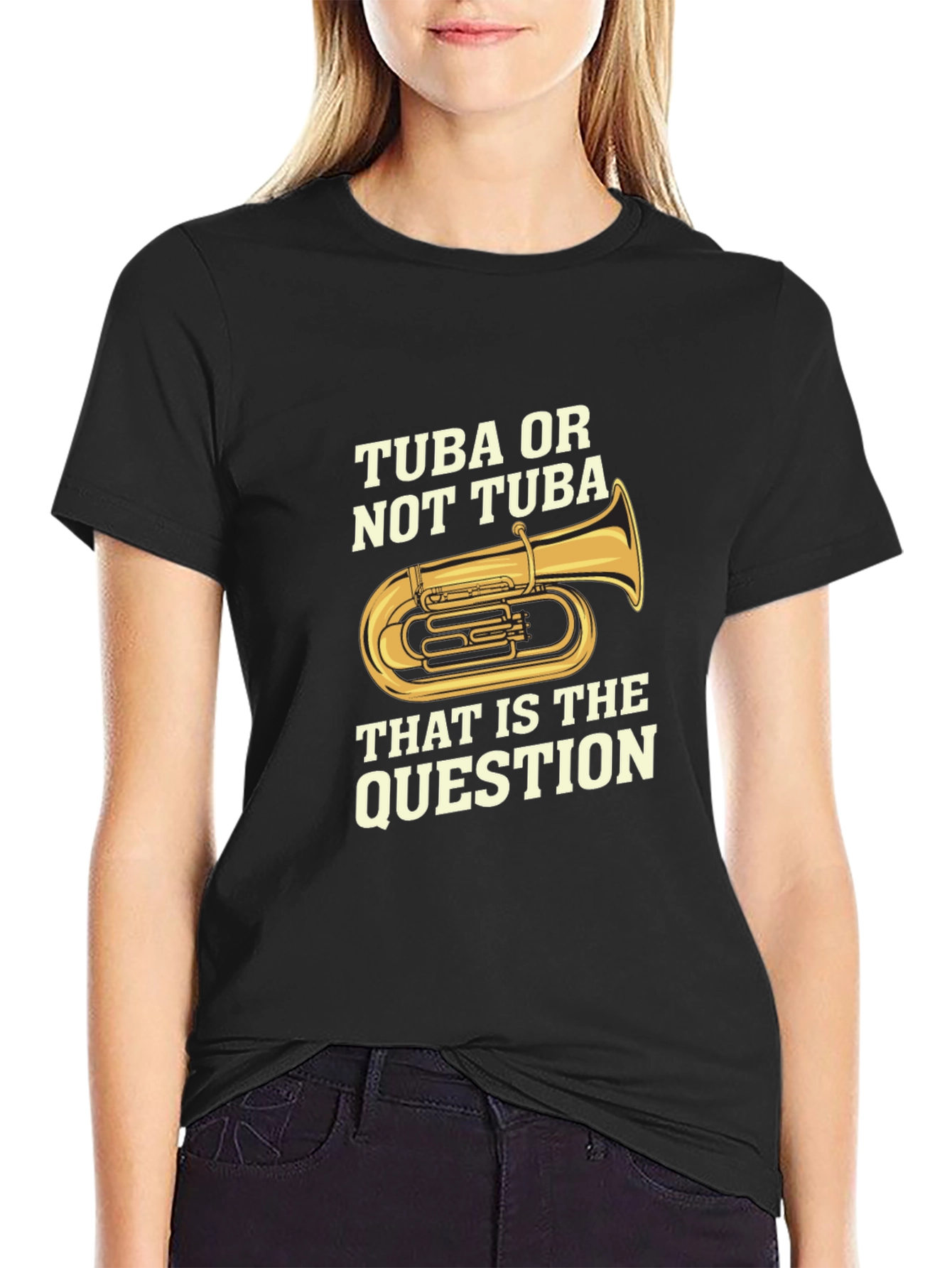 Tuba or Not Tuba Funny Musician T-Shirt