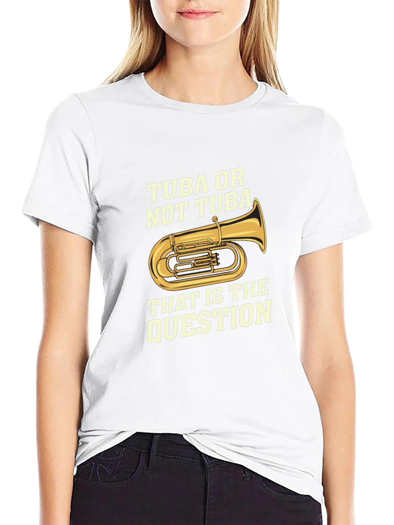Tuba or Not Tuba Funny Musician T-Shirt