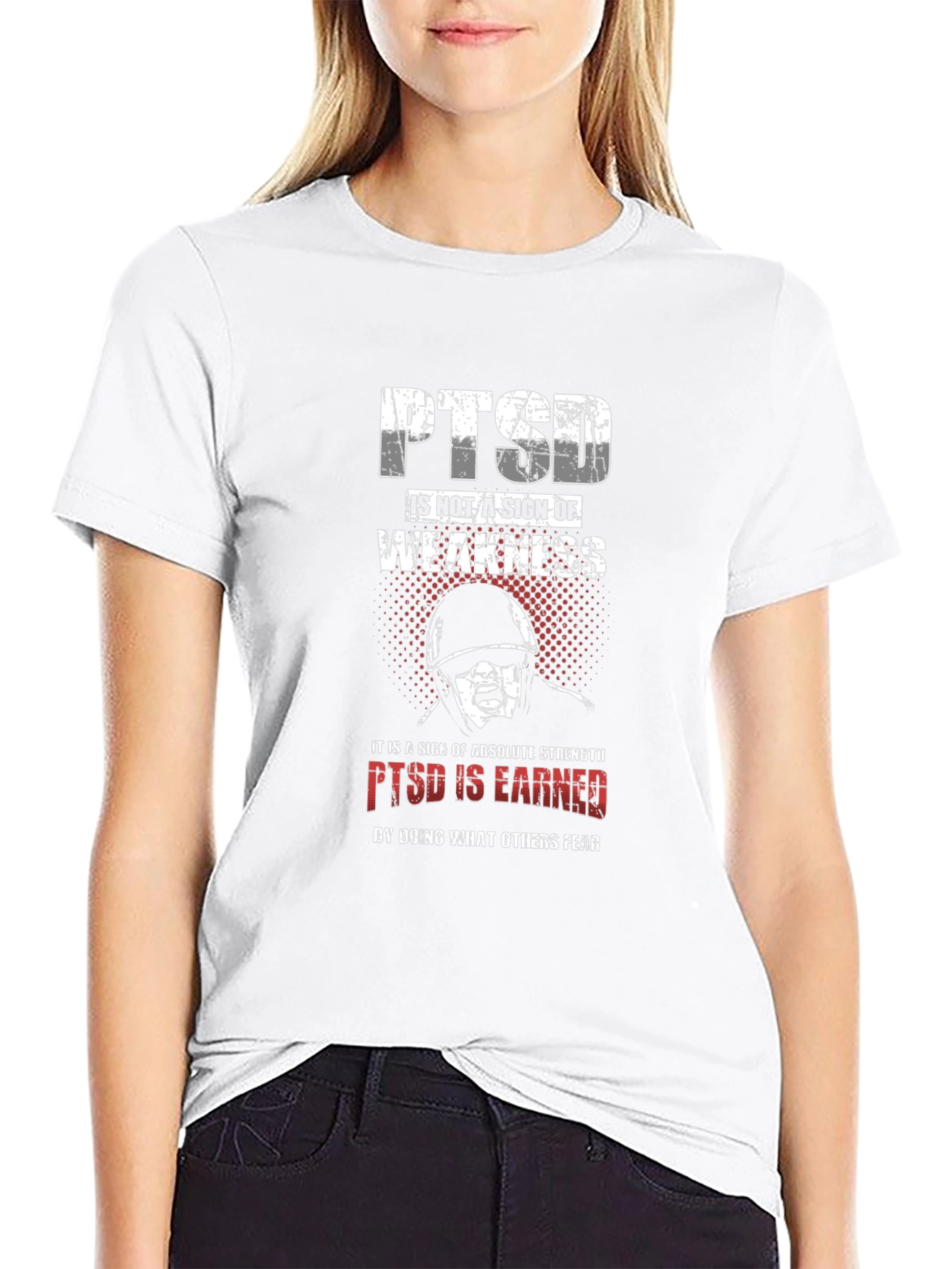 PTSD Is Earned Graphic T-Shirt