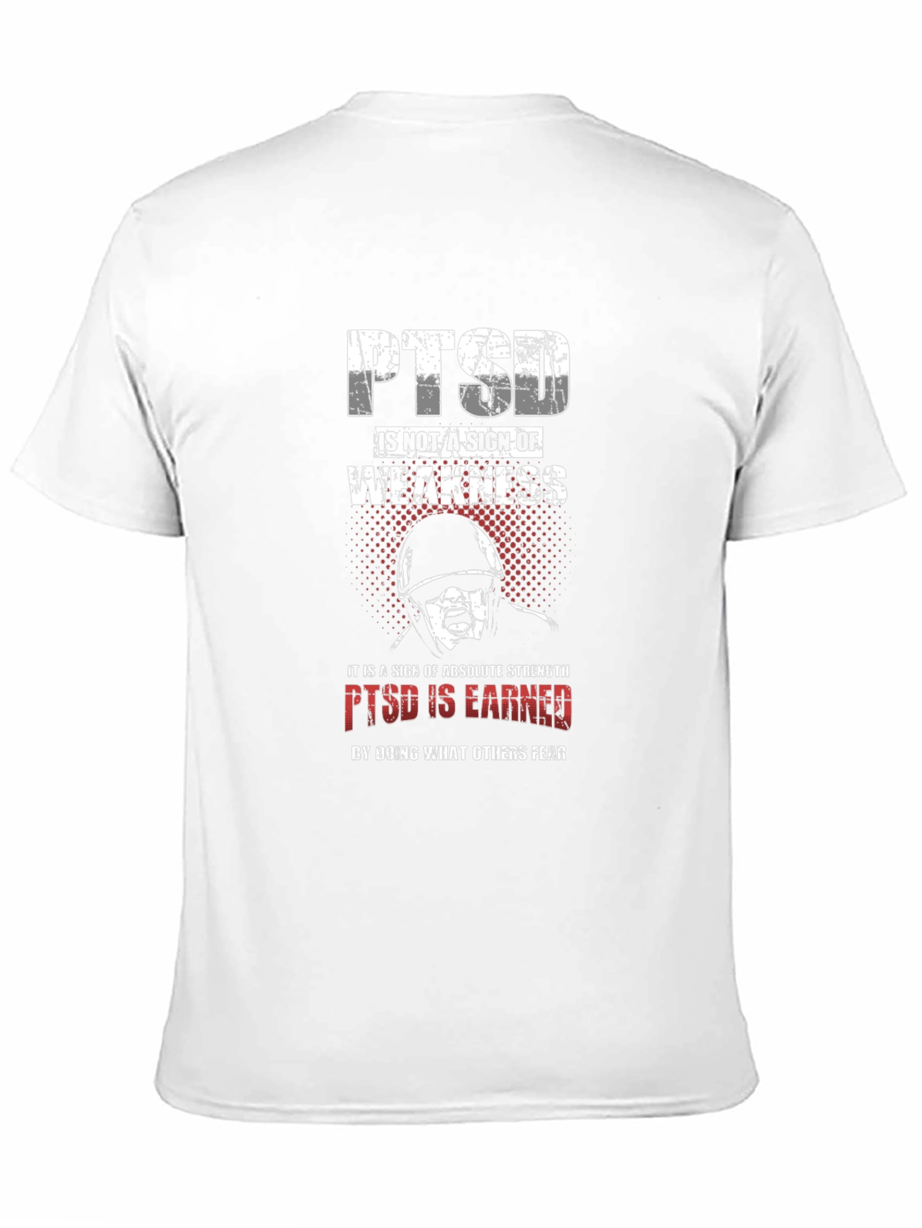 PTSD Is Earned Graphic T-Shirt