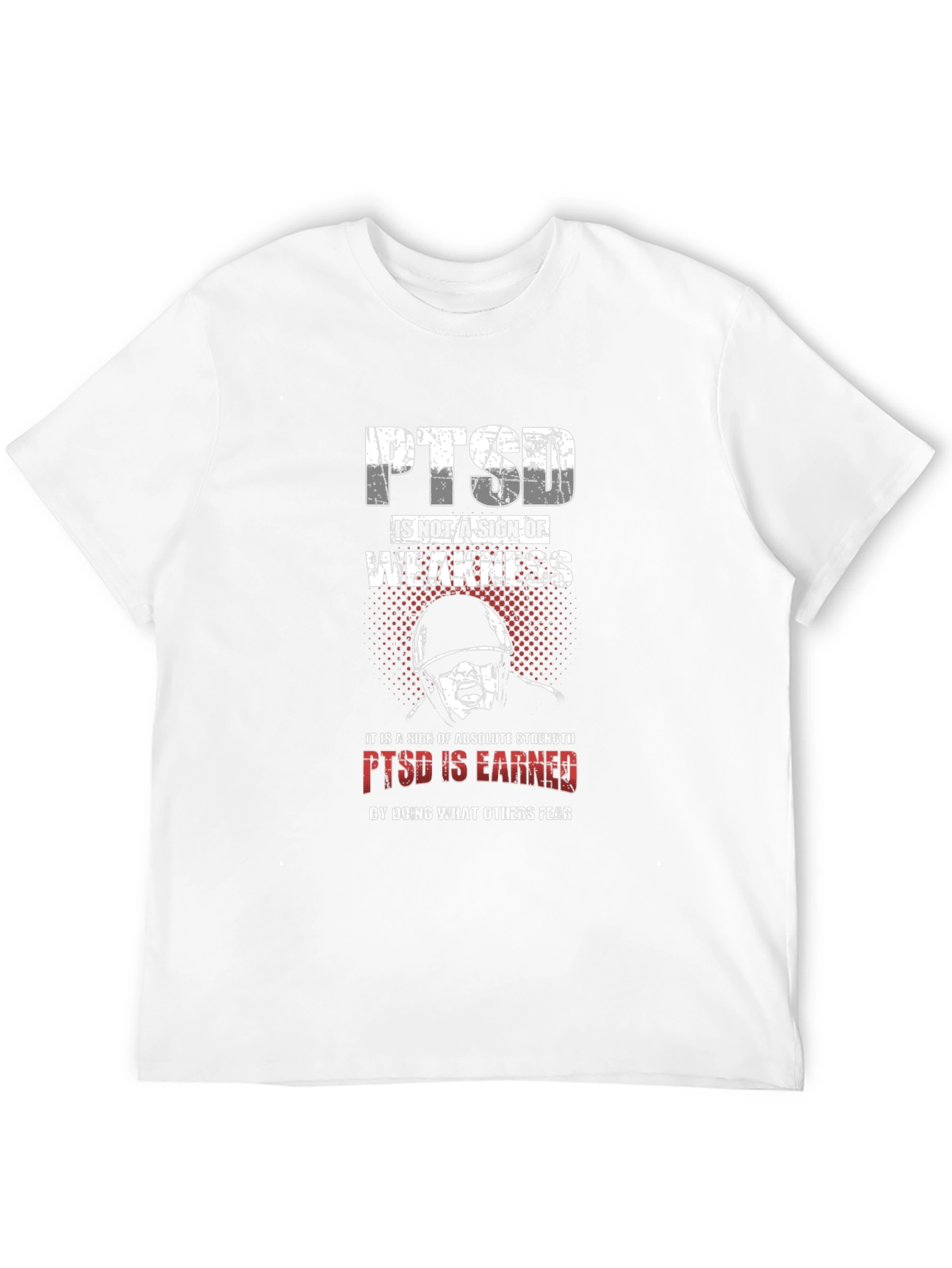 PTSD Is Earned Graphic T-Shirt