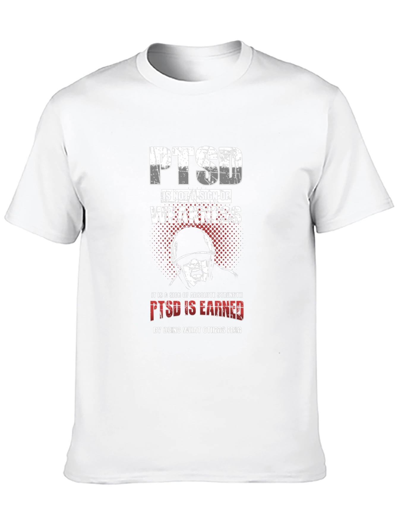 PTSD Is Earned Graphic T-Shirt