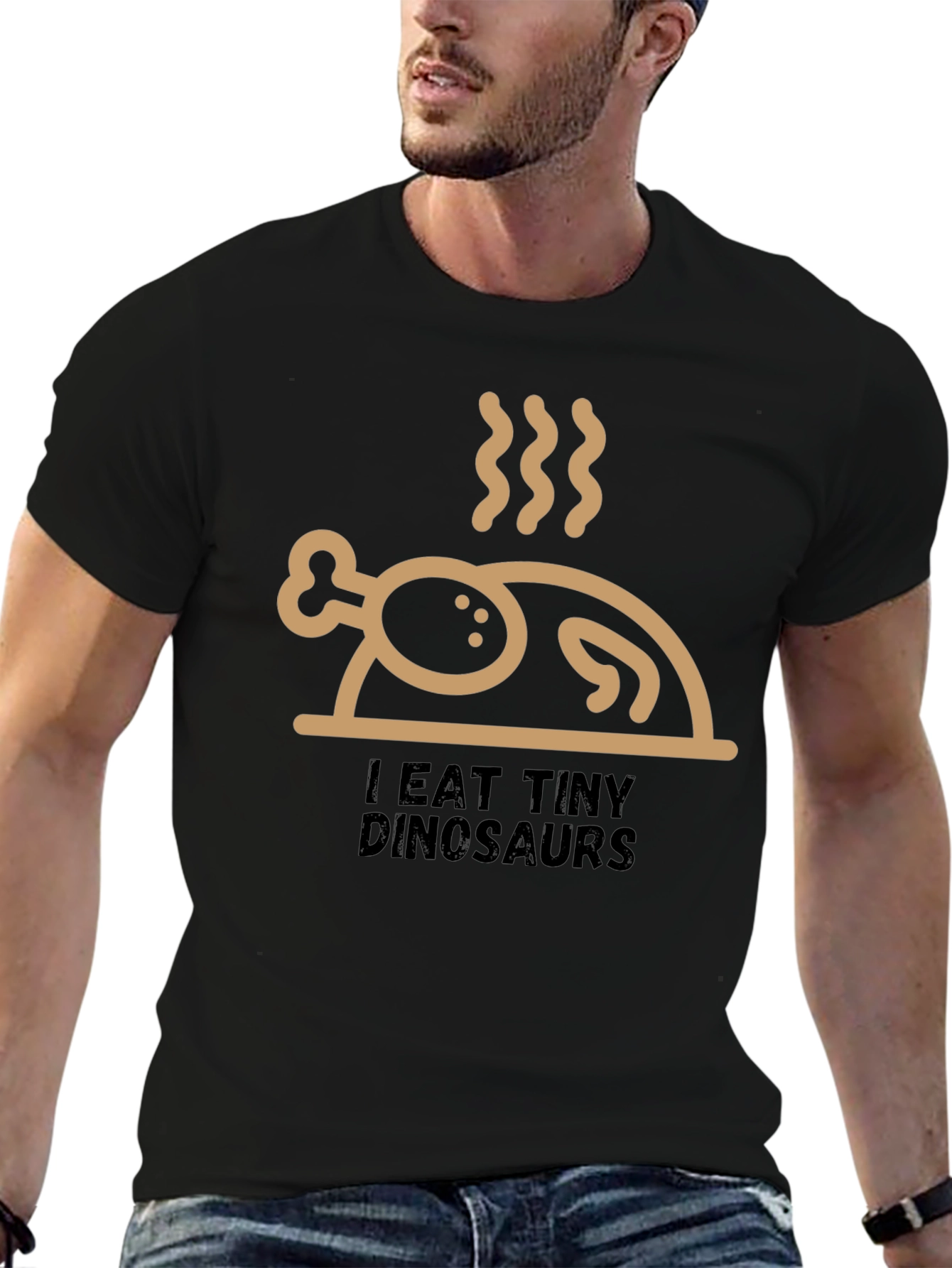 I Eat Tiny Dinosaurs Funny Turkey T-Shirt