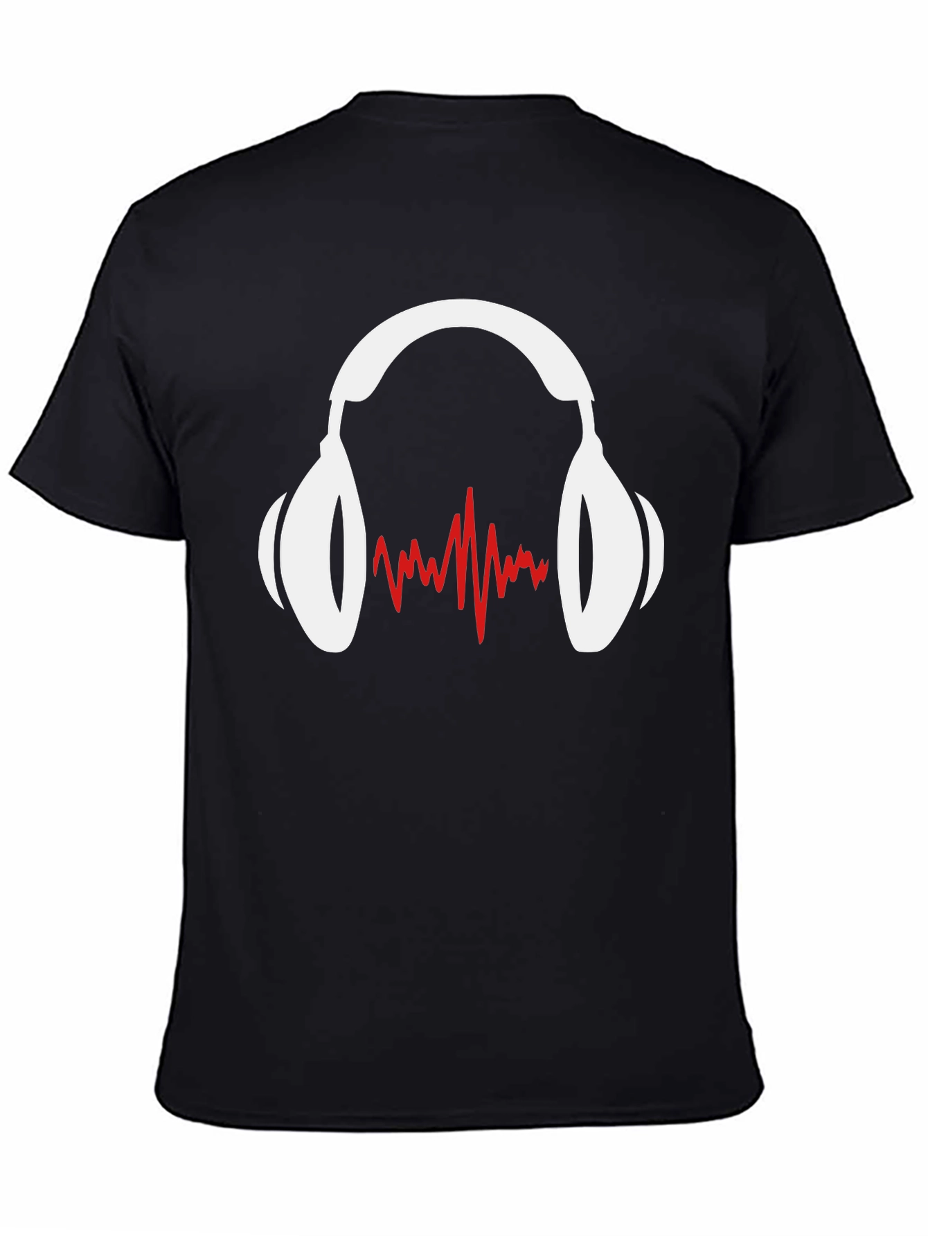 Headphones & Waves Graphic T-Shirt