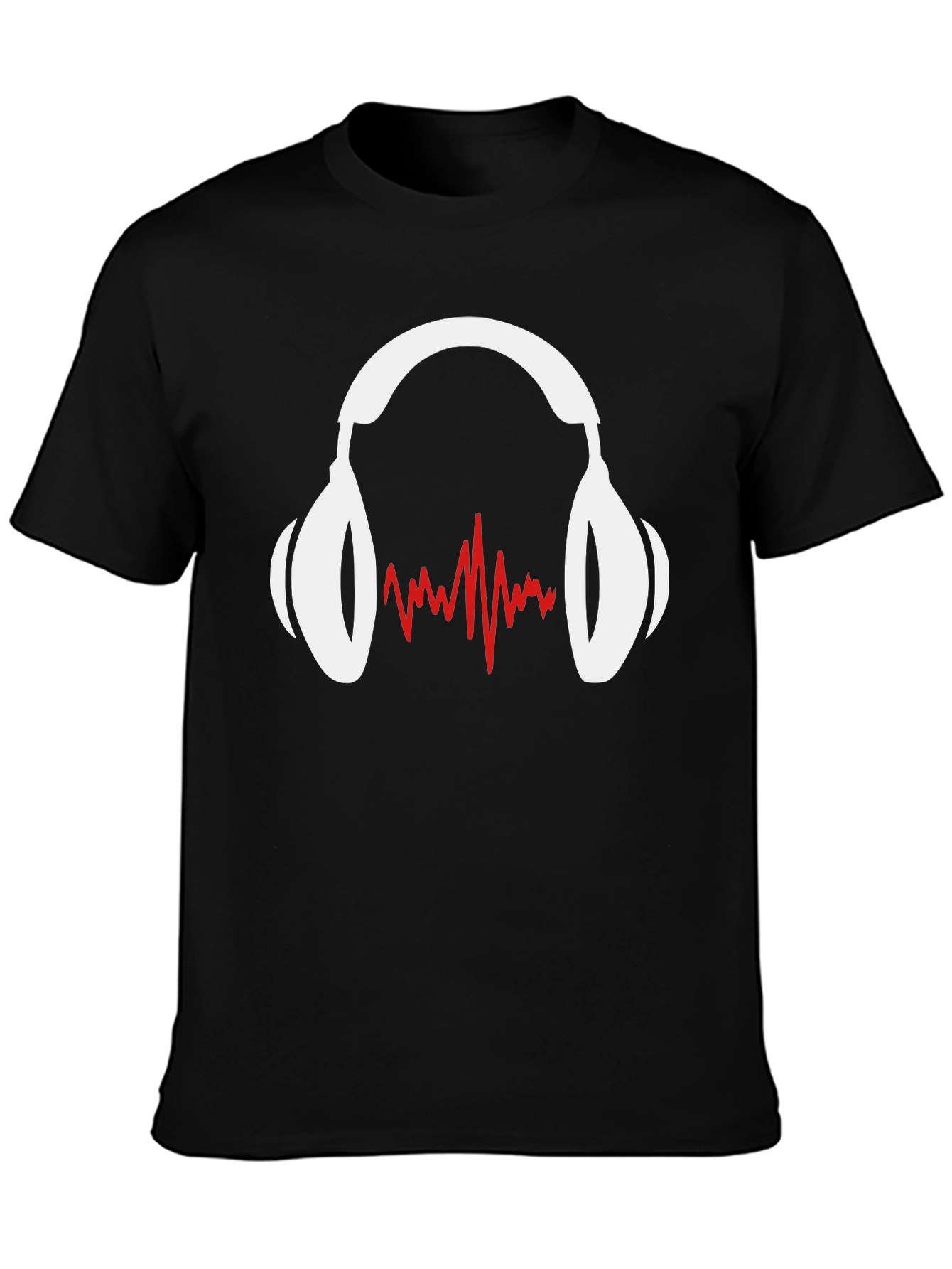 Headphones & Waves Graphic T-Shirt