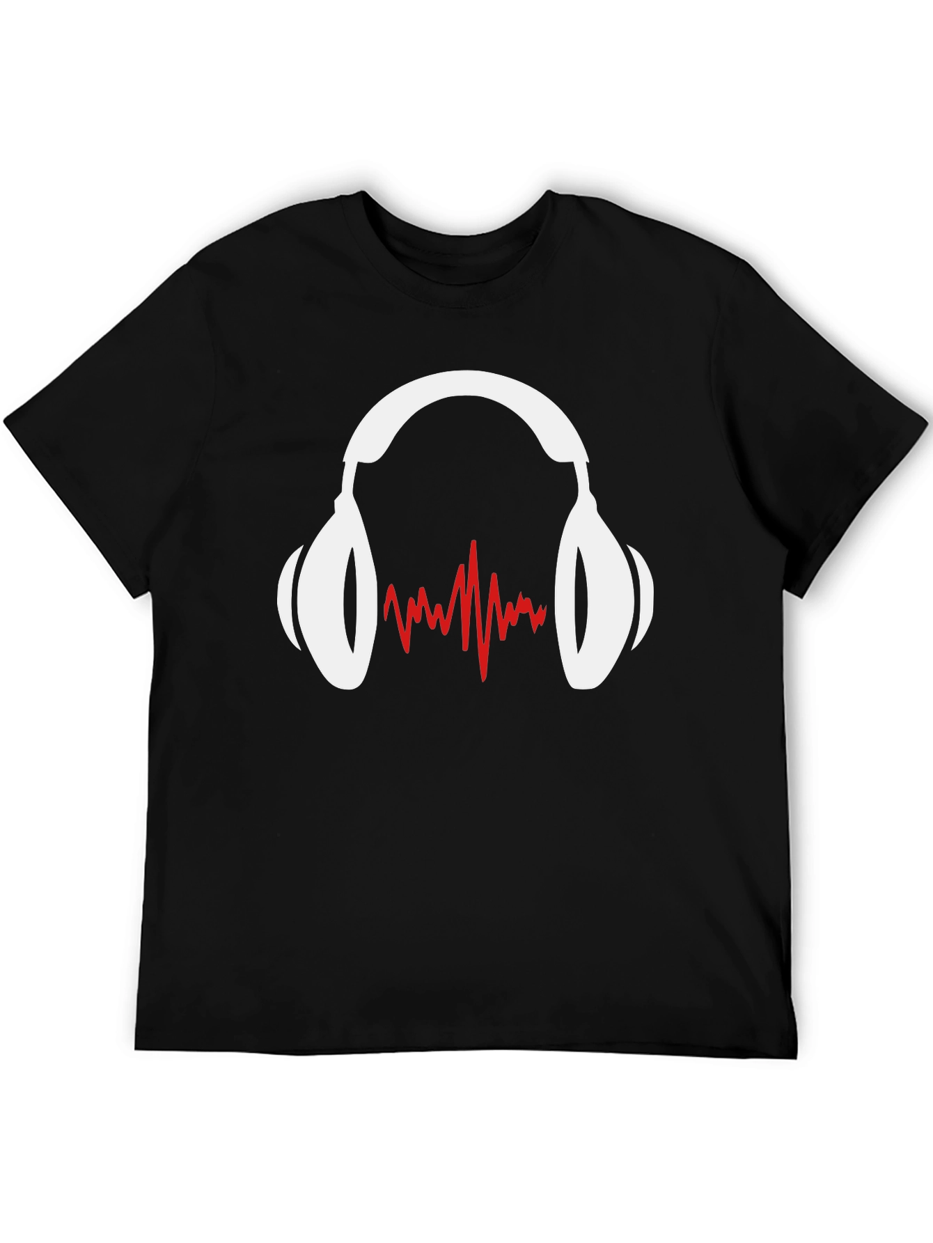 Headphones & Waves Graphic T-Shirt