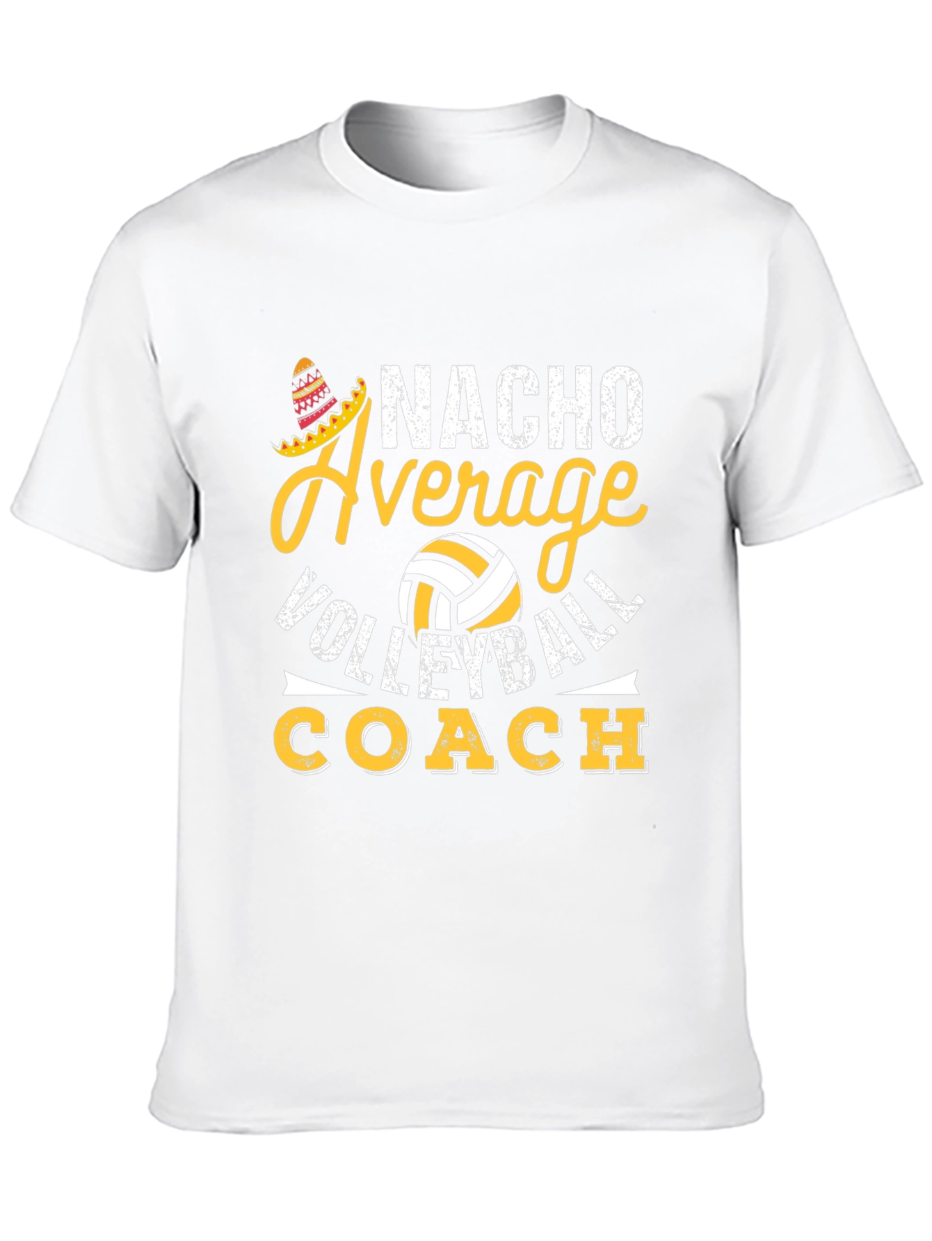 Nacho Average Volleyball Coach Graphic Tee