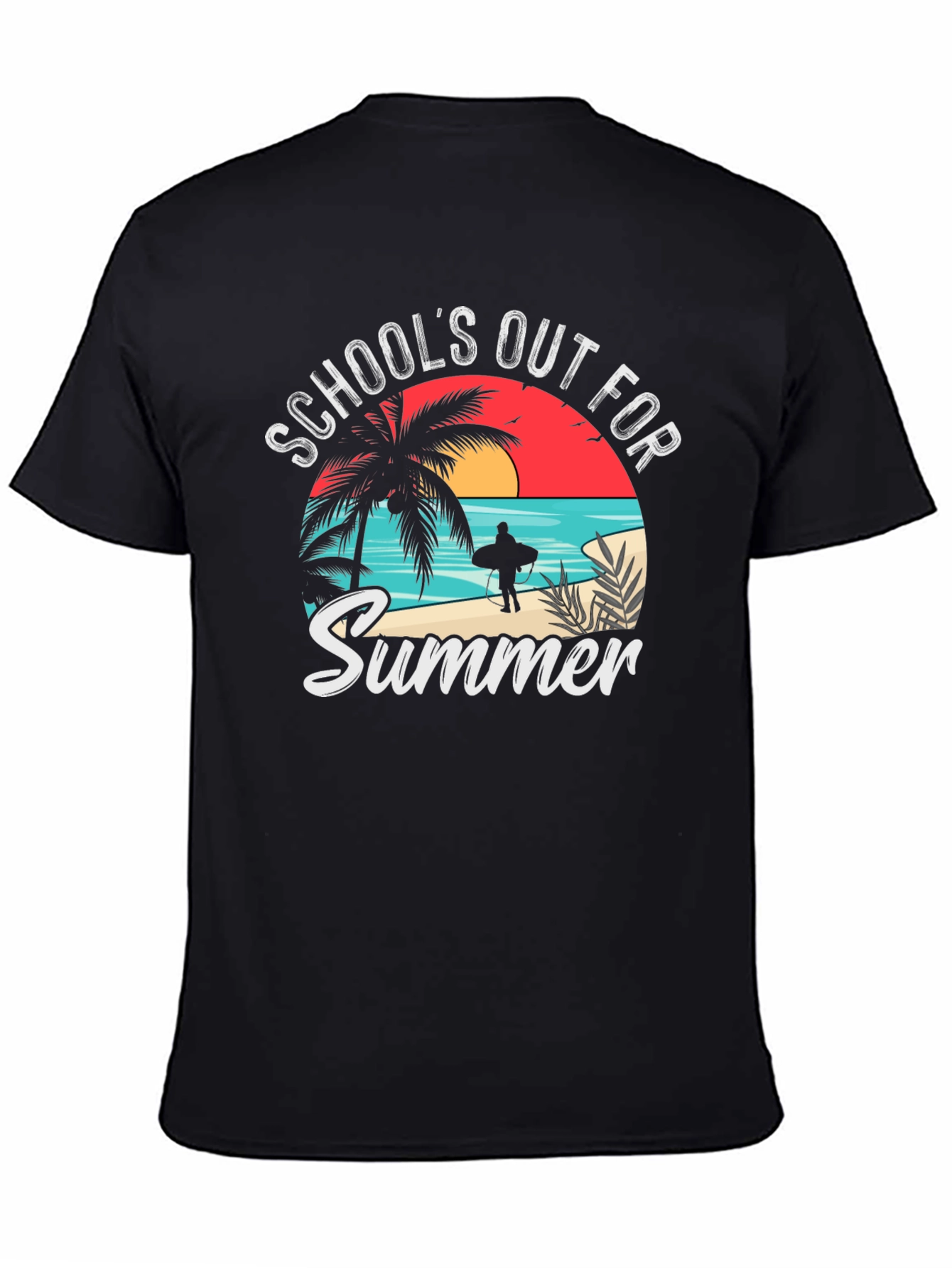 Schools Out for Summer T-Shirt - Beach Vibes