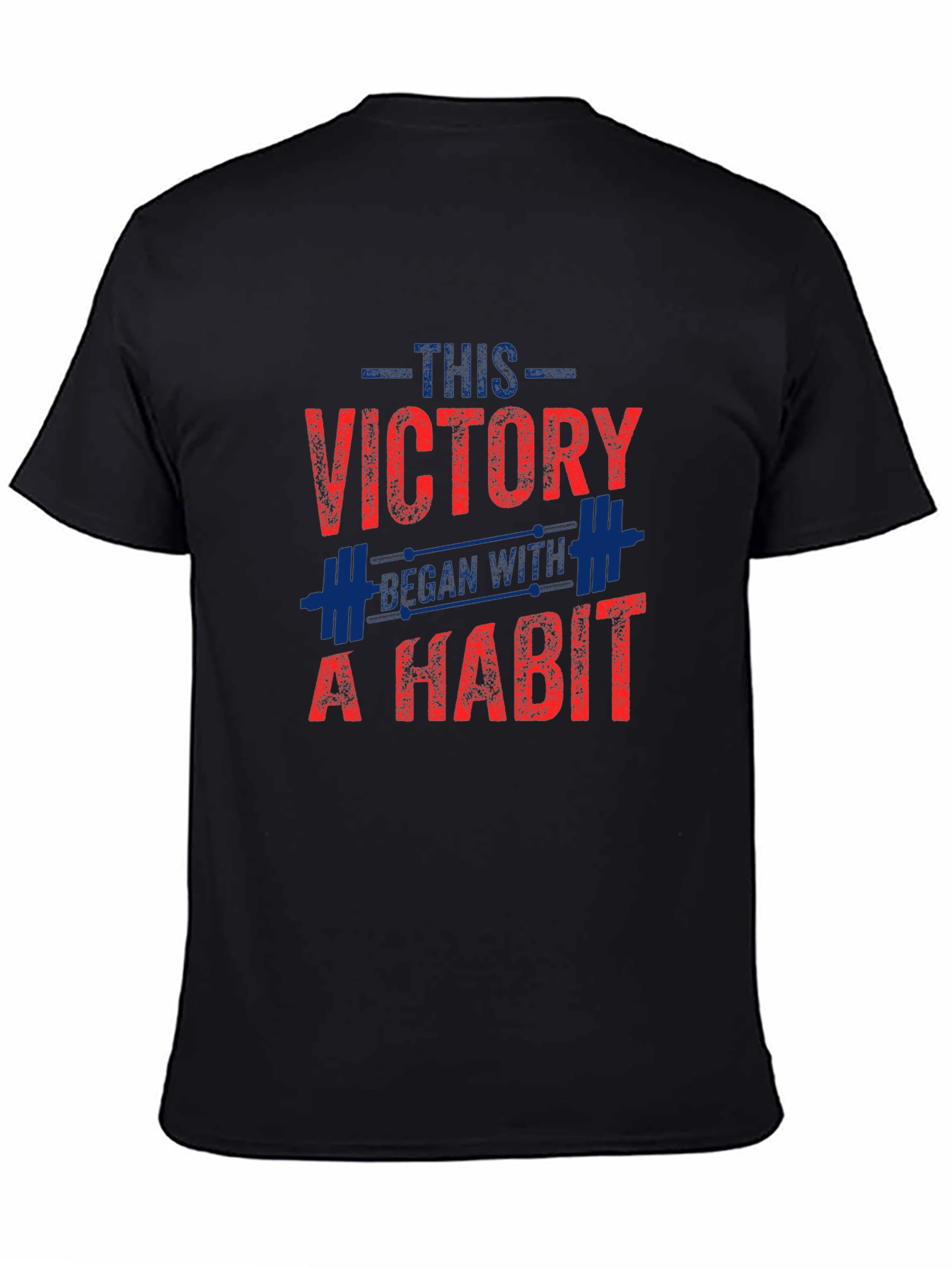 Victory Habit Graphic Tee - Fitness Motivation