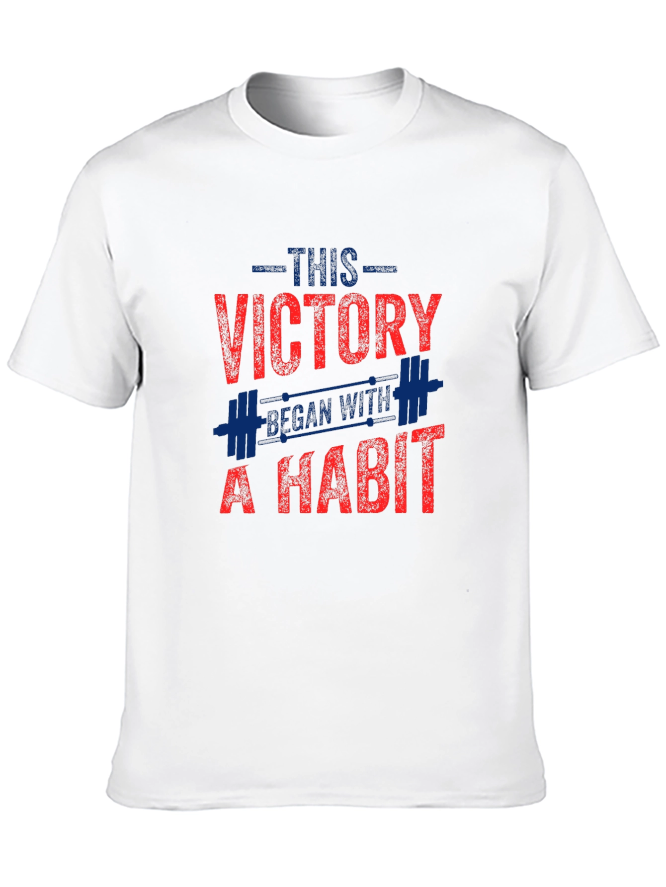 Victory Habit Graphic Tee - Fitness Motivation