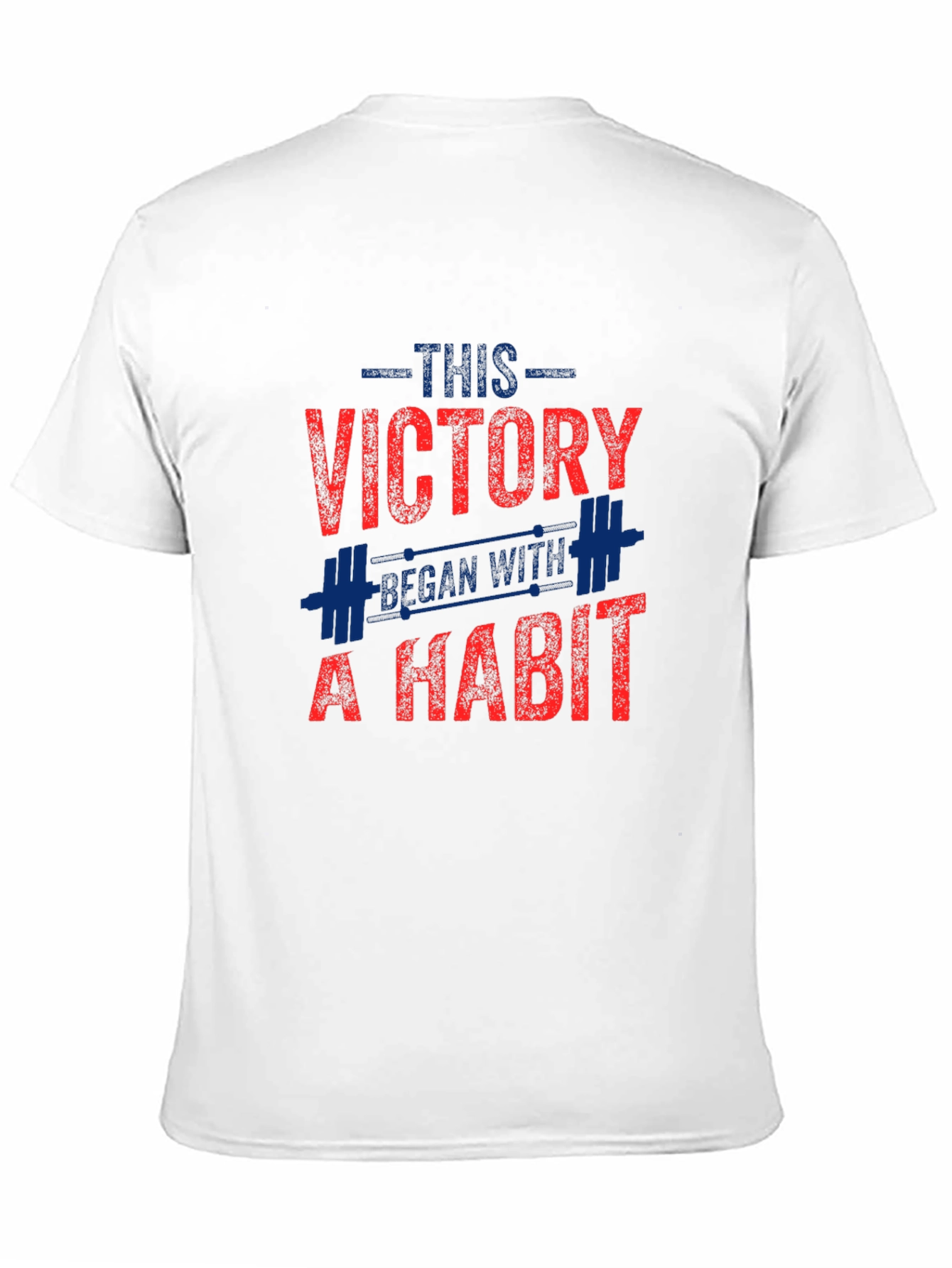 Victory Habit Graphic Tee - Fitness Motivation
