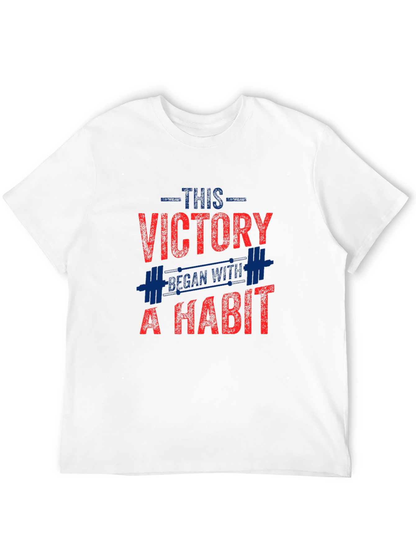 Victory Habit Graphic Tee - Fitness Motivation