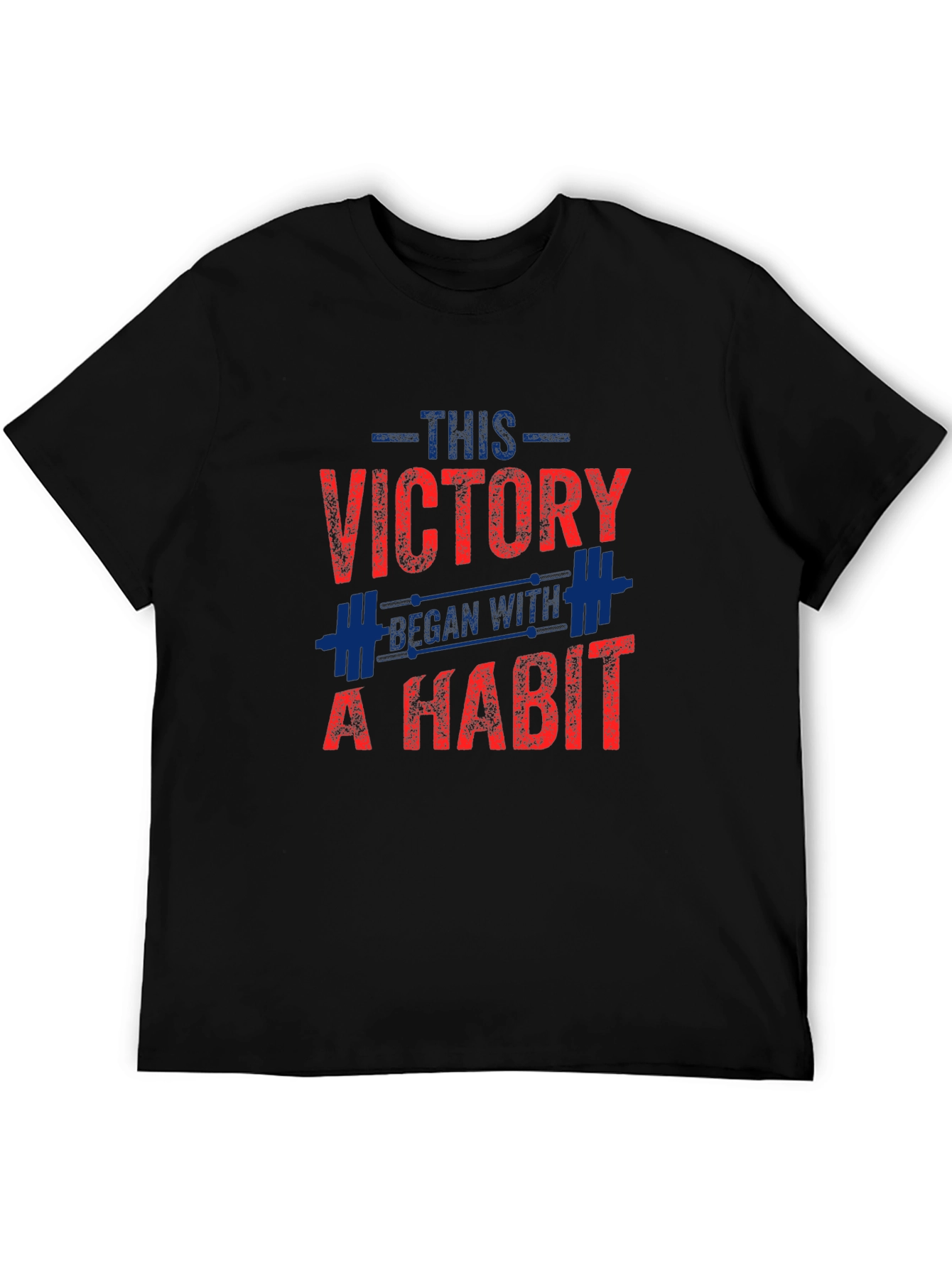 Victory Habit Graphic Tee - Fitness Motivation