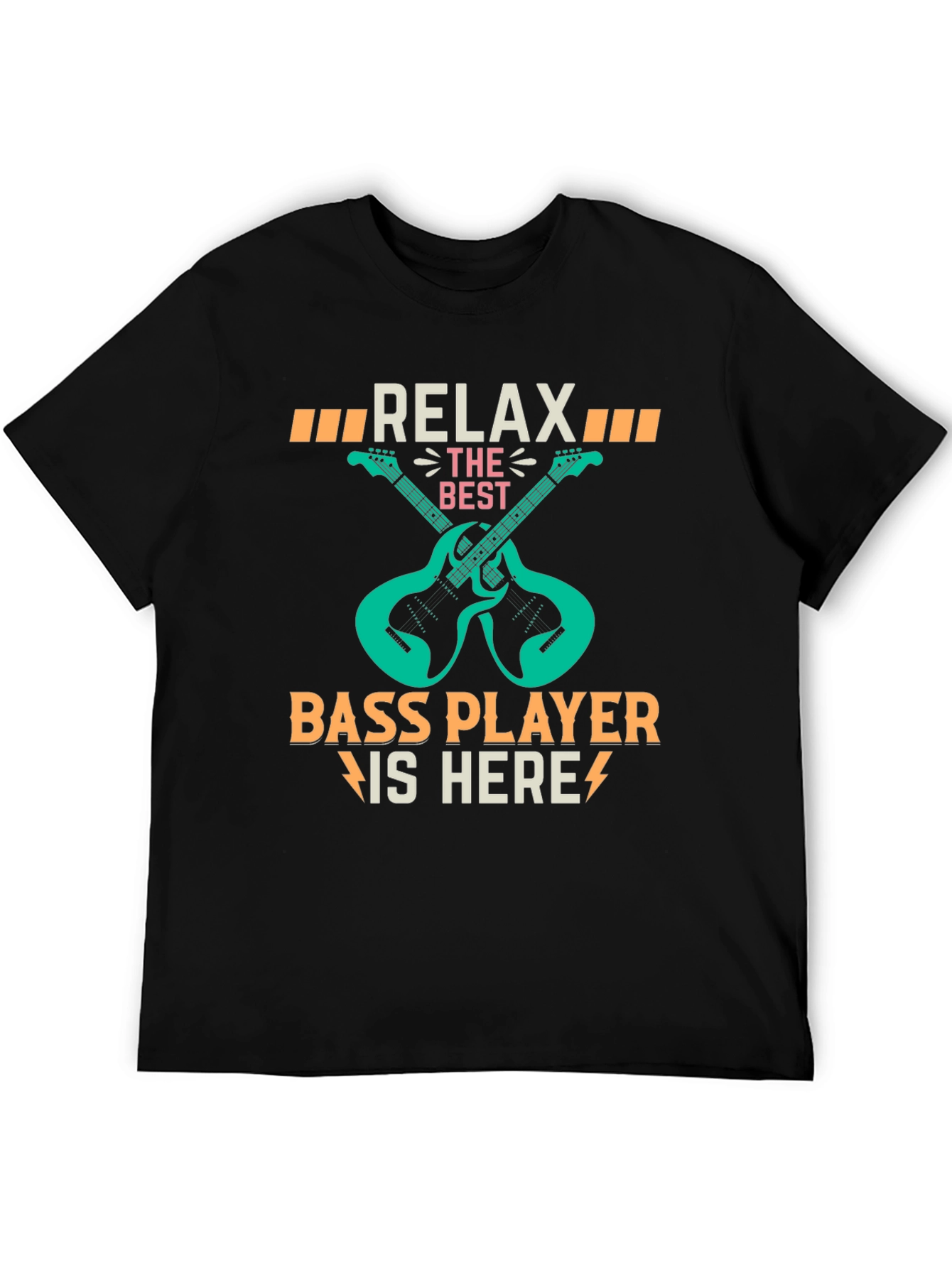 Relax Bass Player Here Graphic T-Shirt