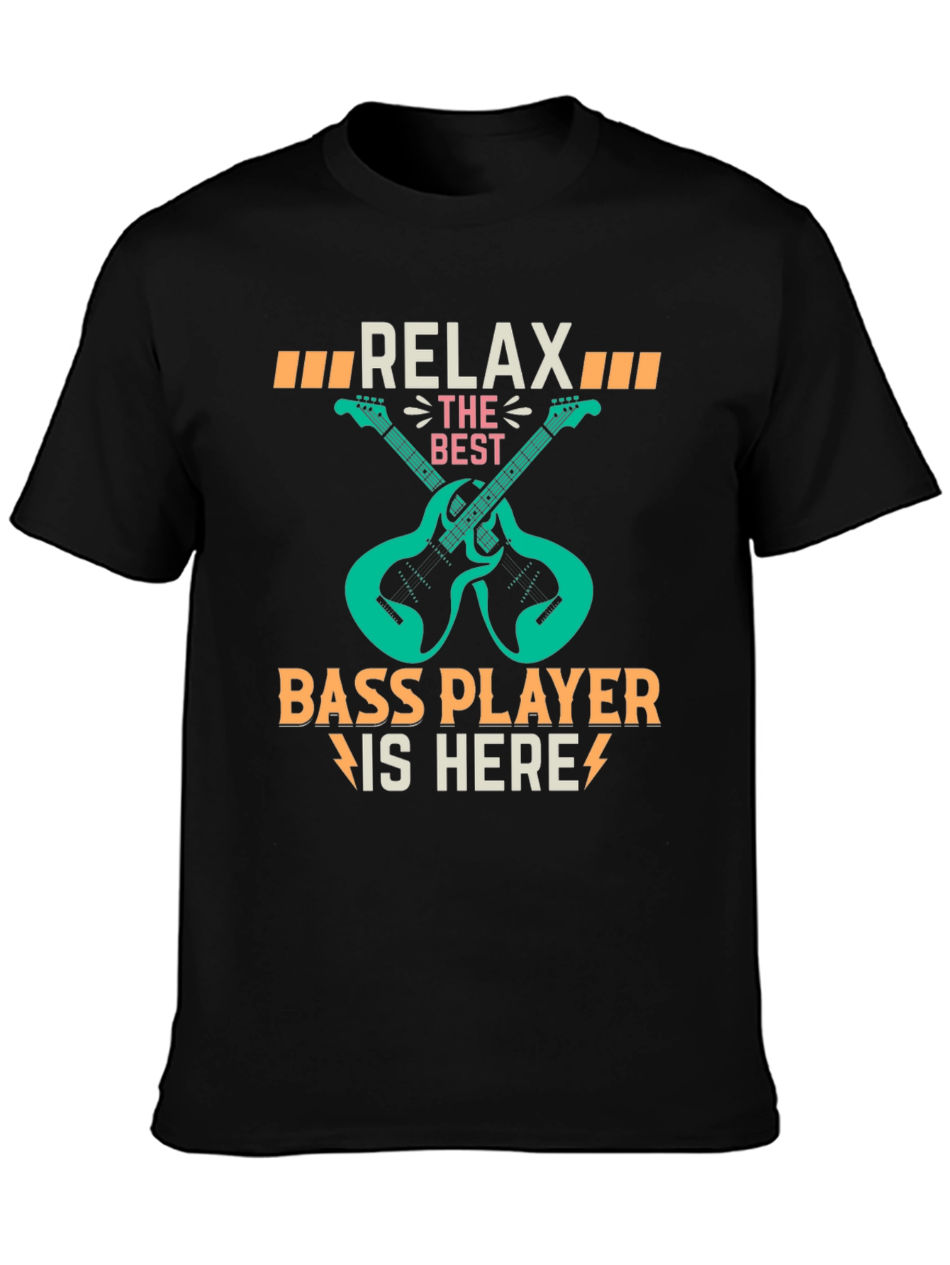 Relax Bass Player Here Graphic T-Shirt