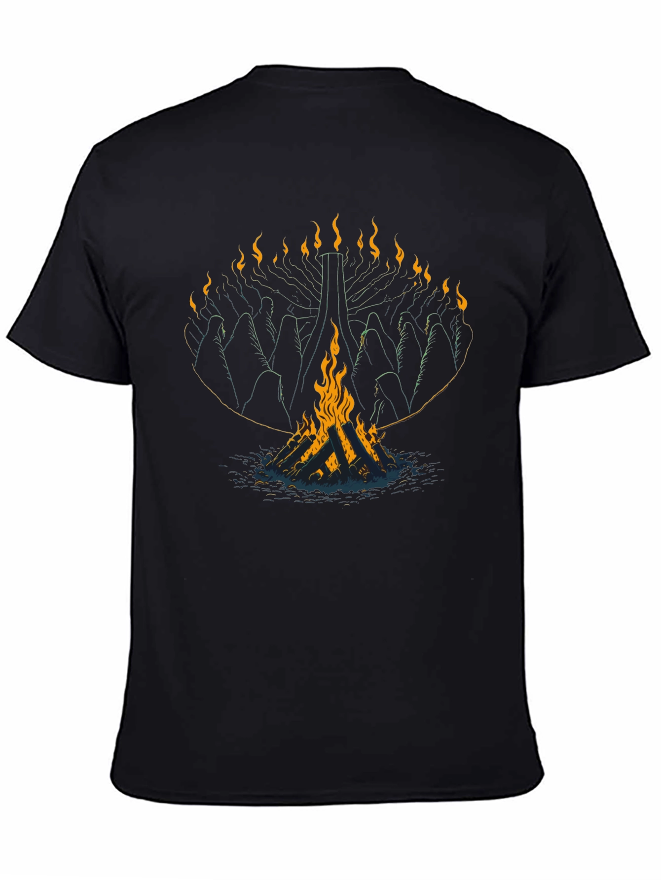 Mystic Fire T-Shirt: Unique Graphic Tee