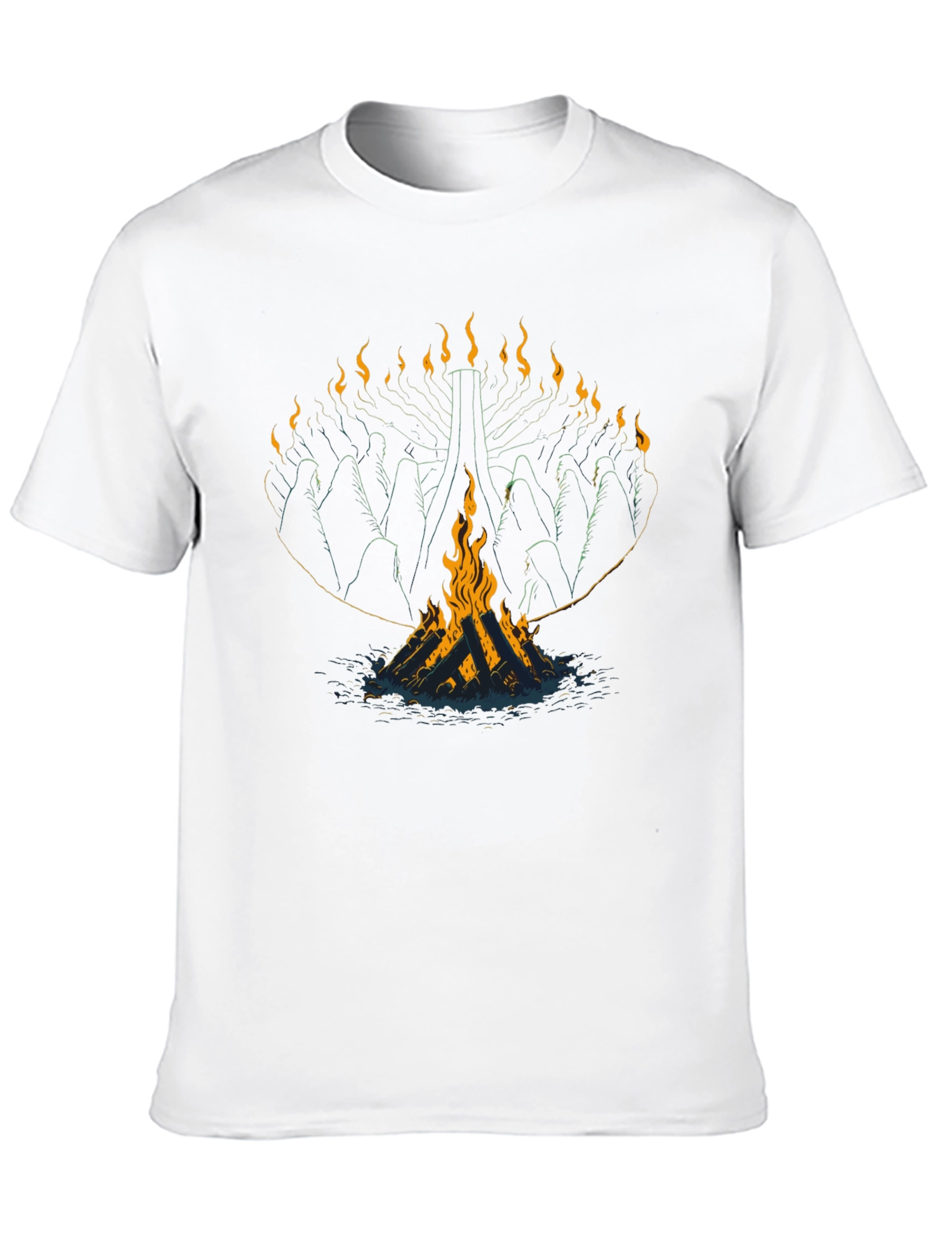 Mystic Fire T-Shirt: Unique Graphic Tee
