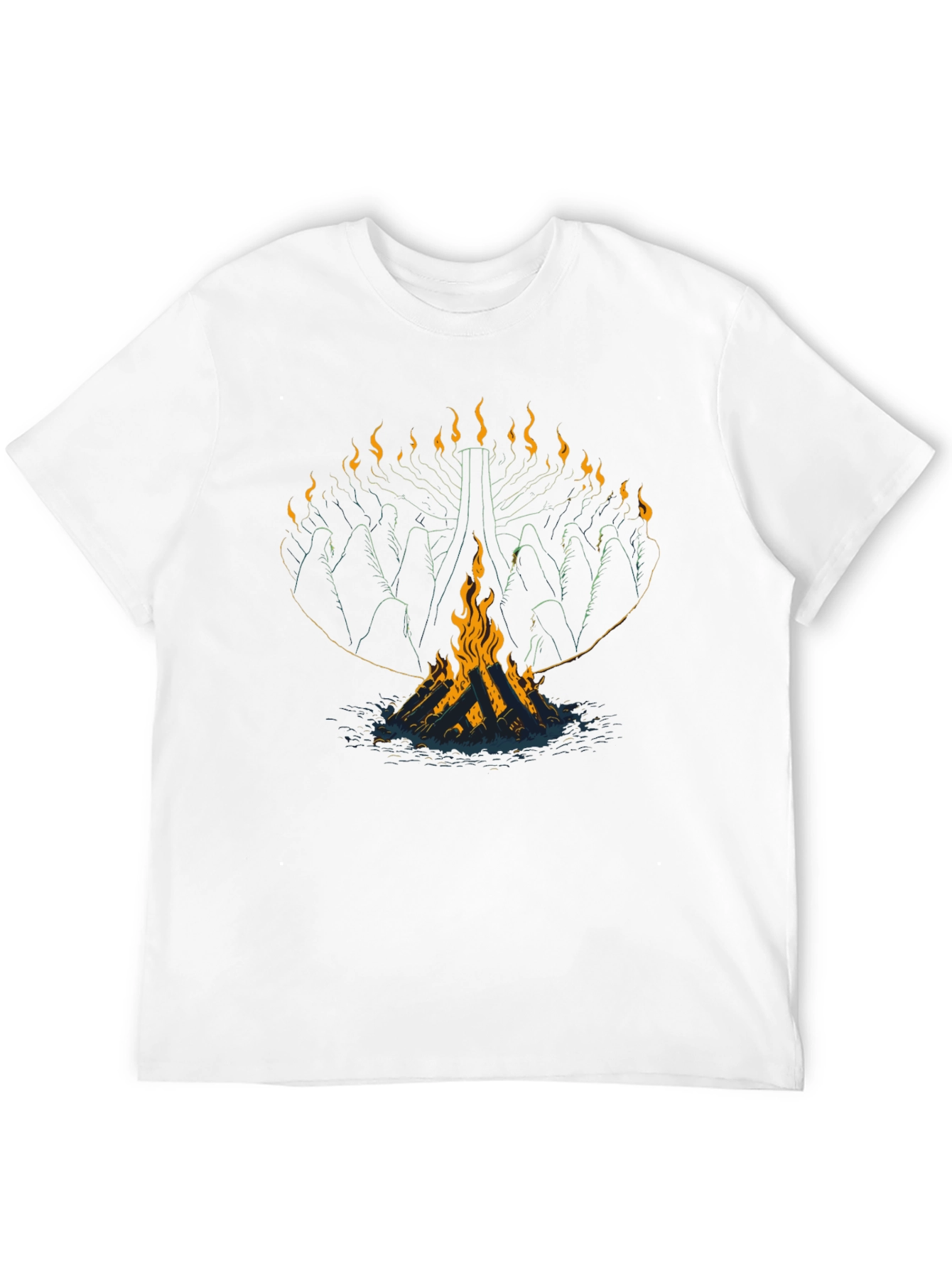 Mystic Fire T-Shirt: Unique Graphic Tee
