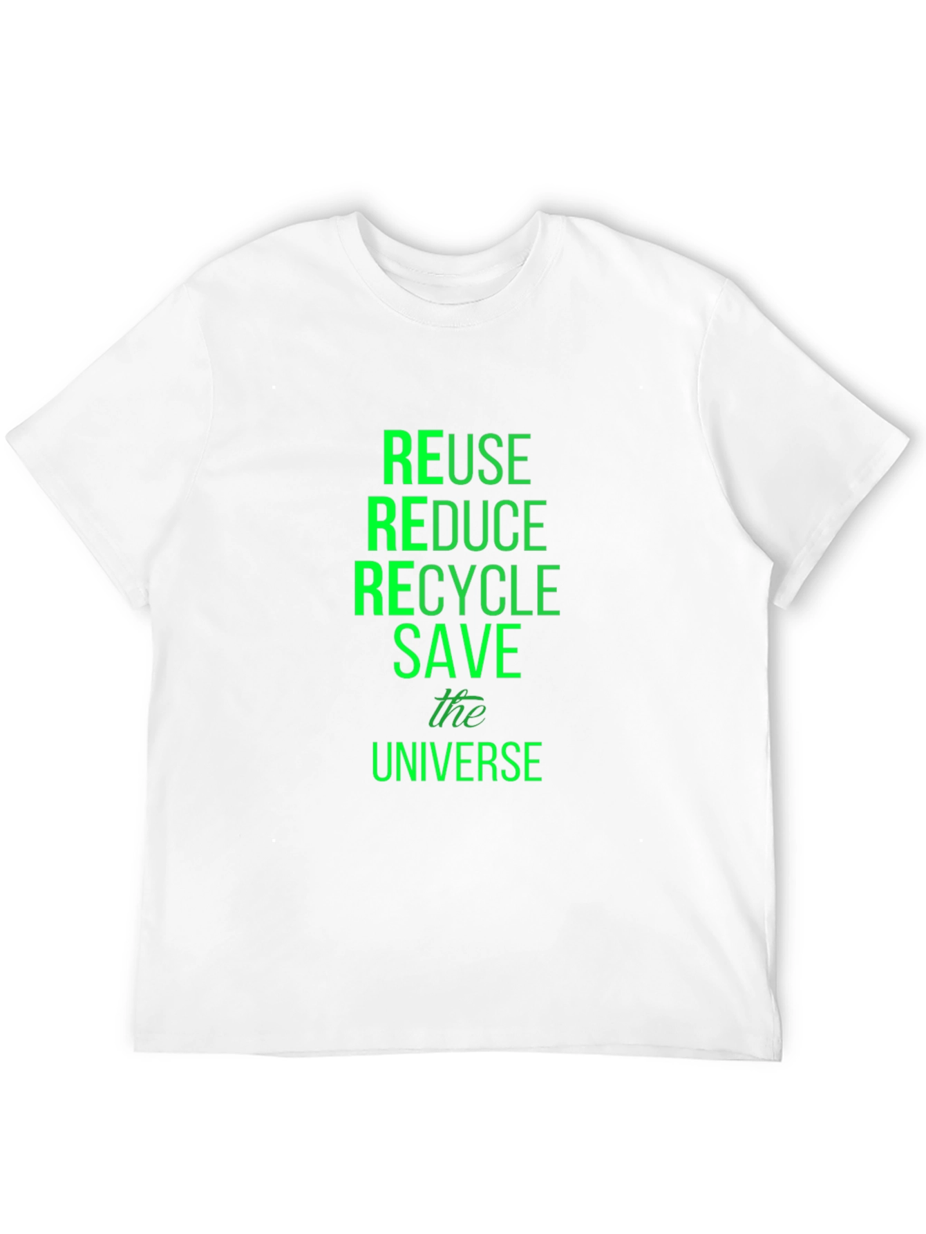 Eco-Friendly Reuse Reduce Recycle T-Shirt