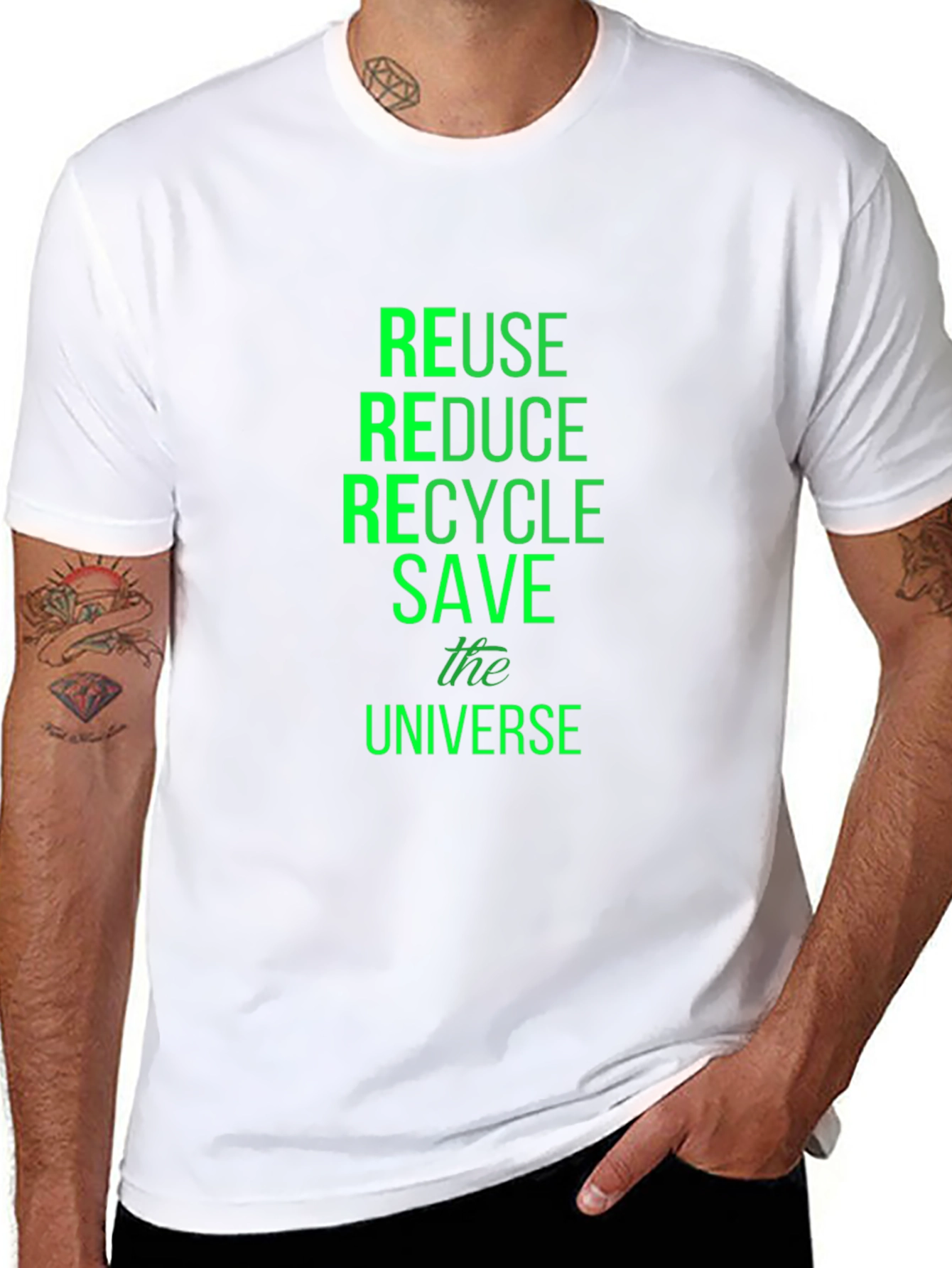 Eco-Friendly Reuse Reduce Recycle T-Shirt
