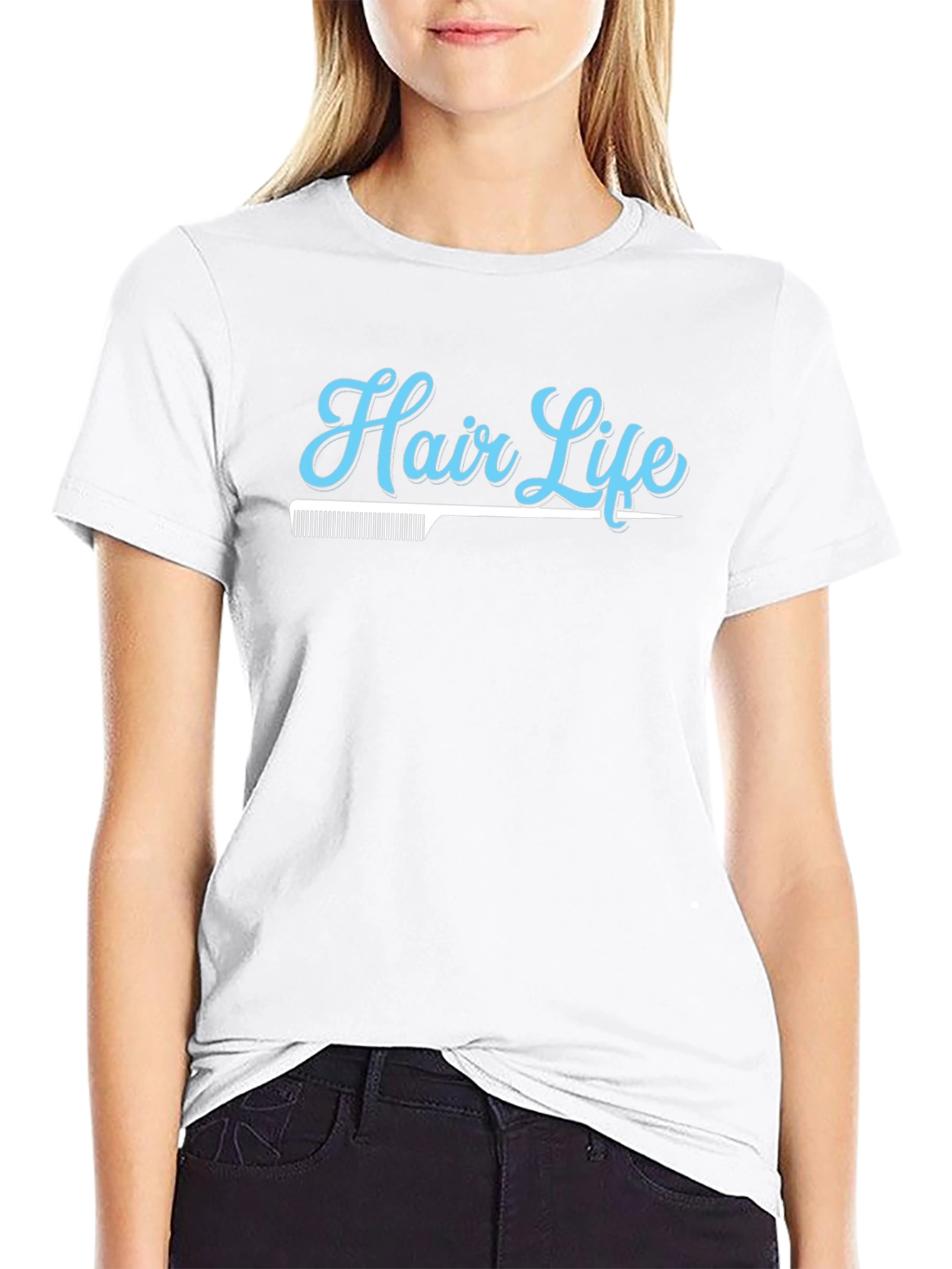 Hair Life Tee - Stylish Barber T-Shirt
