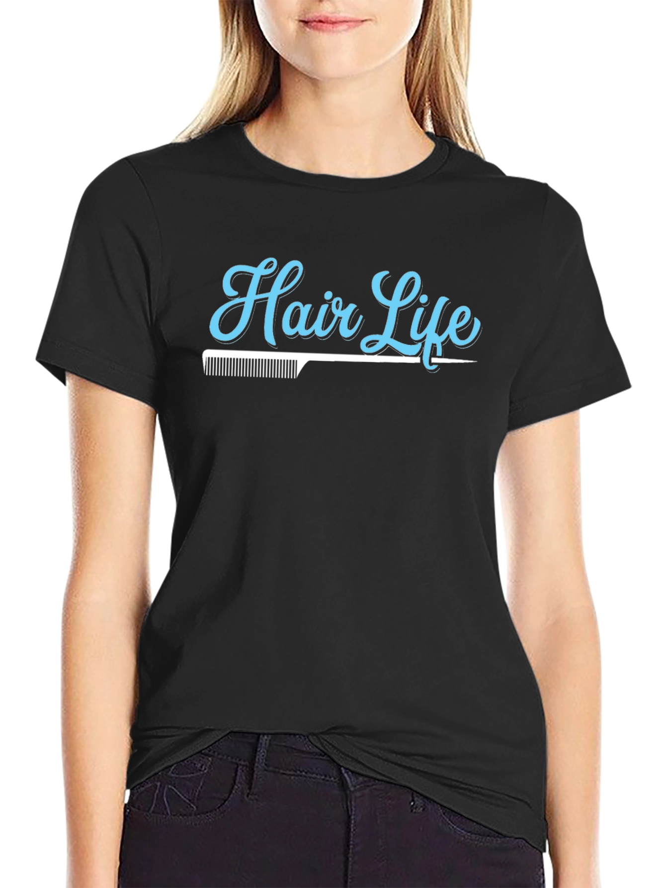 Hair Life Tee - Stylish Barber T-Shirt