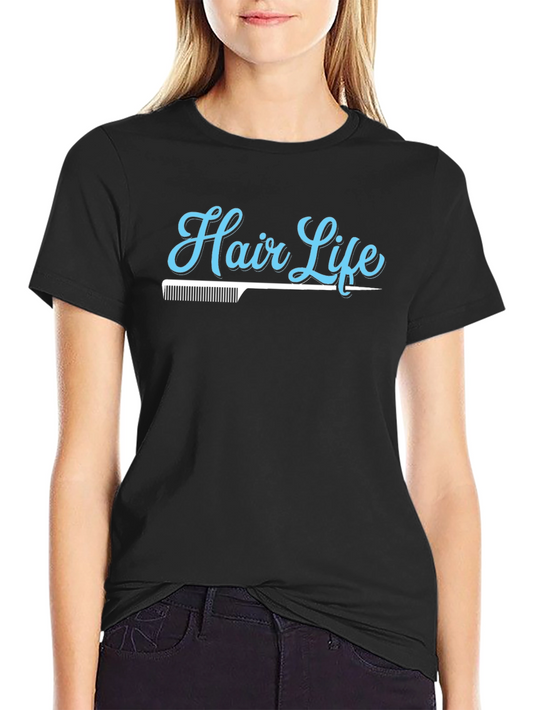 Hair Life Tee - Stylish Barber T-Shirt