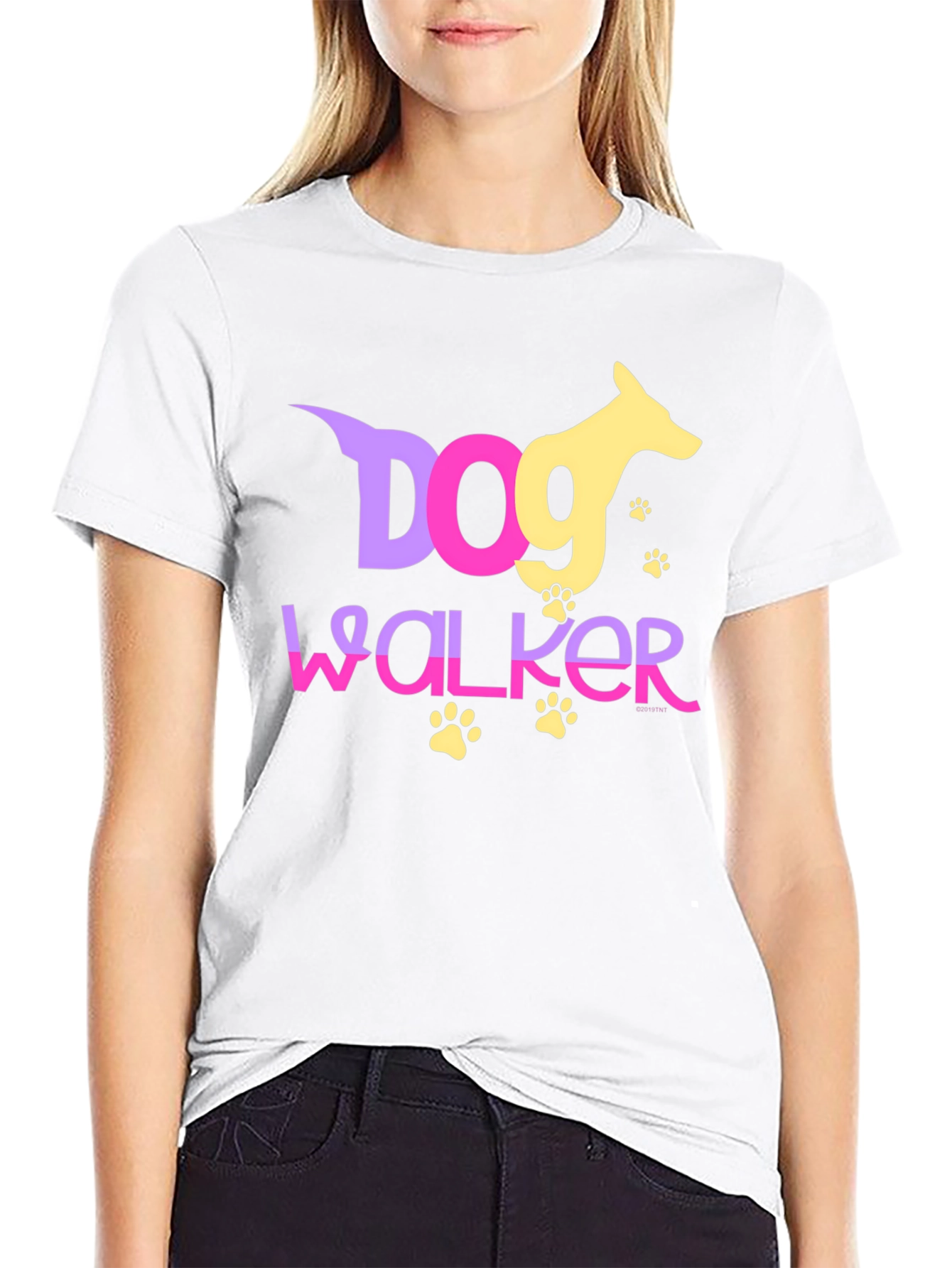 Dog Walker T-Shirt - Fun Graphic Tee