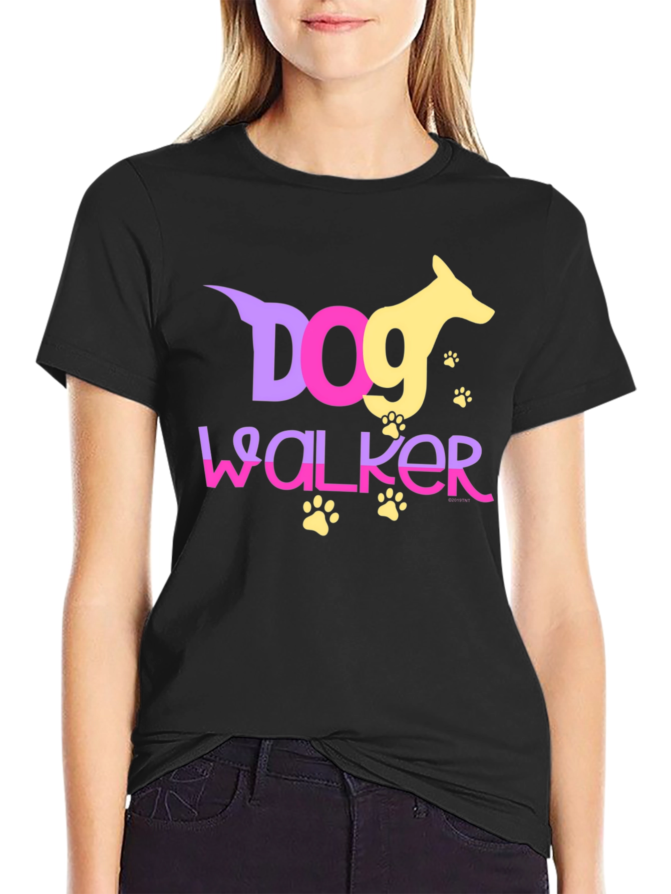 Dog Walker T-Shirt - Fun Graphic Tee