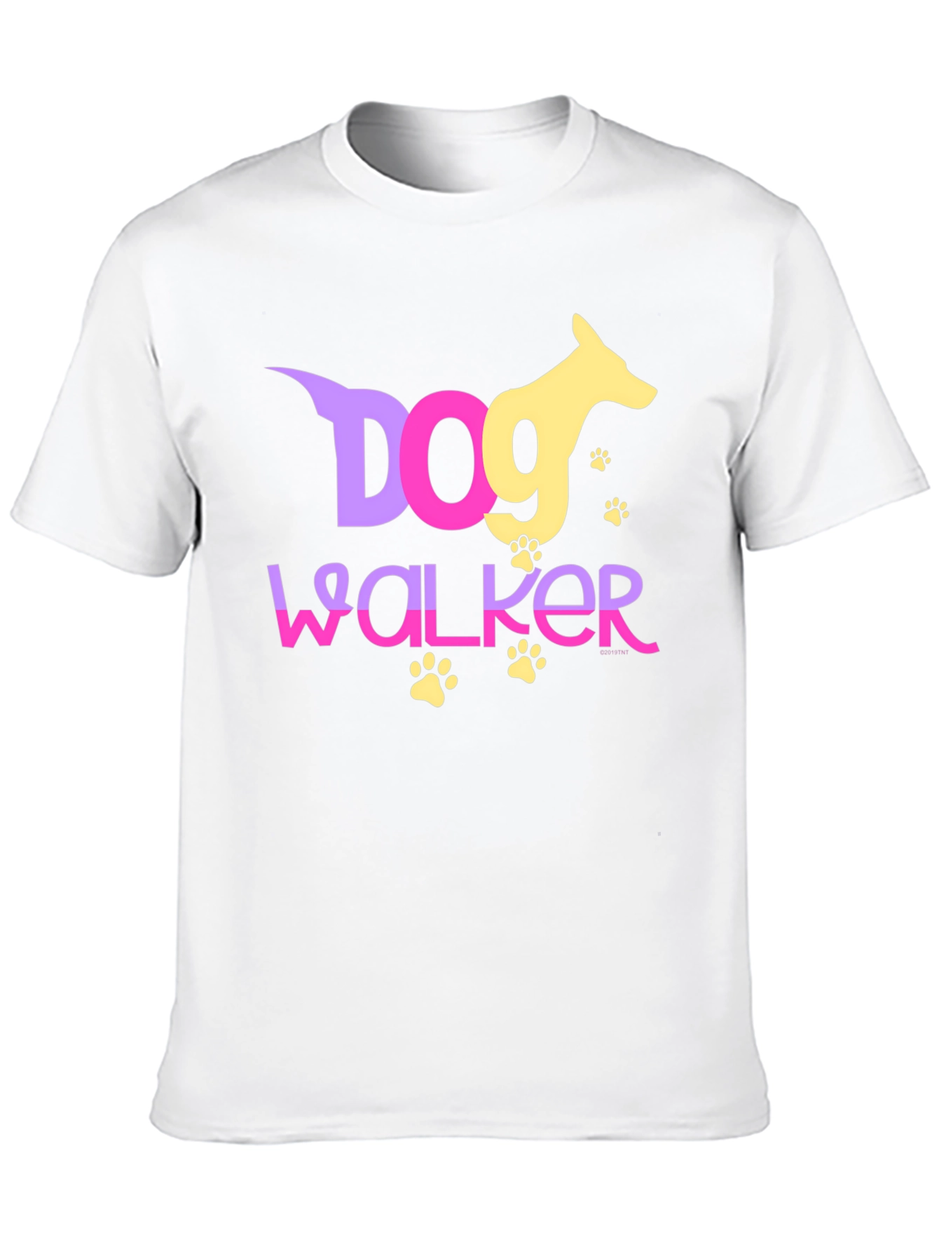 Dog Walker T-Shirt - Fun Graphic Tee