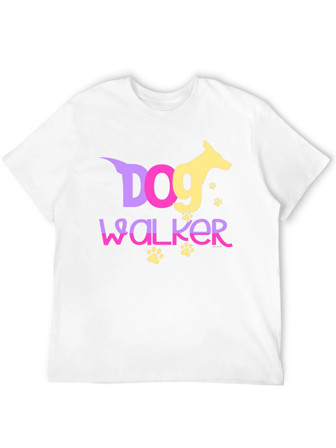 Dog Walker T-Shirt - Fun Graphic Tee
