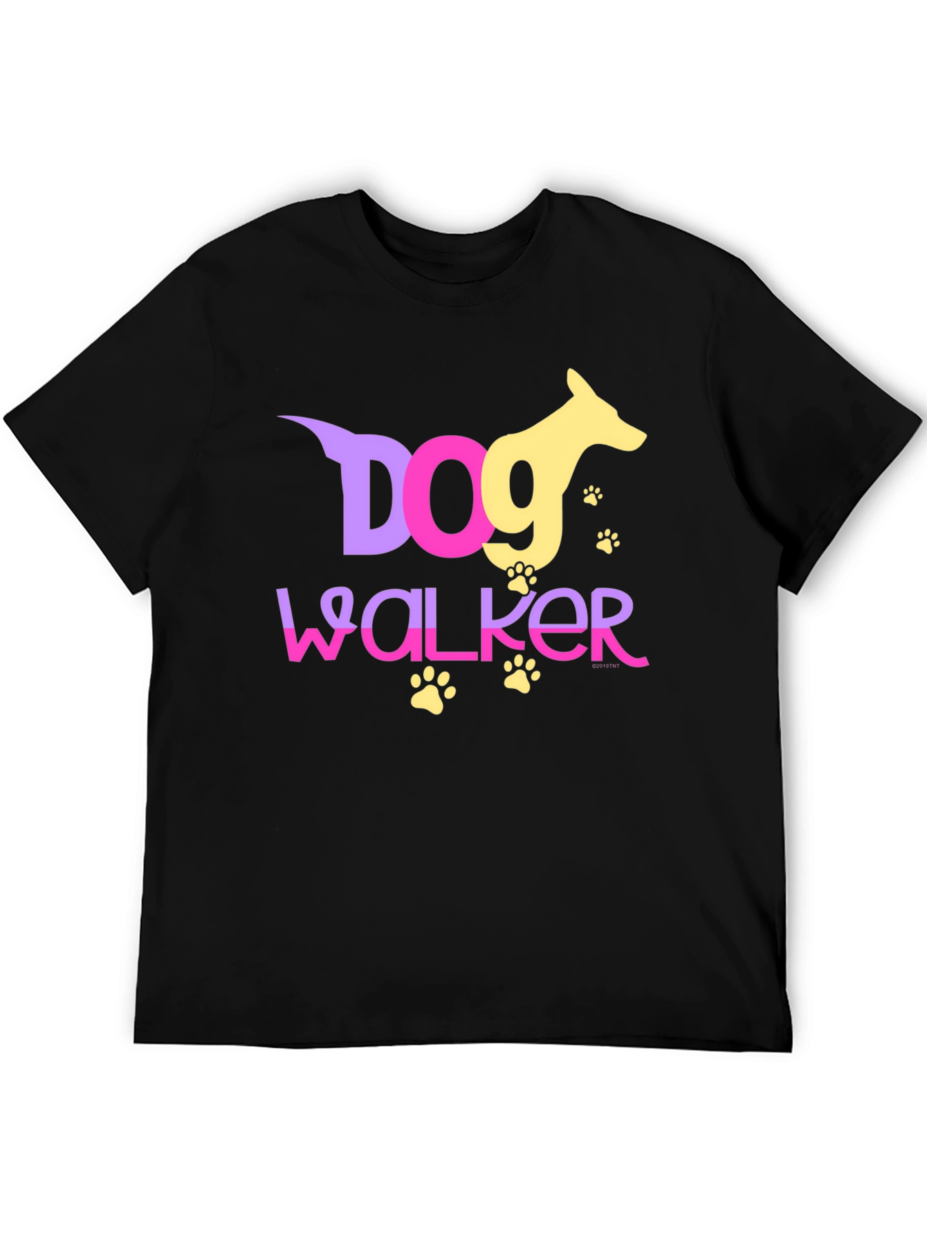 Dog Walker T-Shirt - Fun Graphic Tee