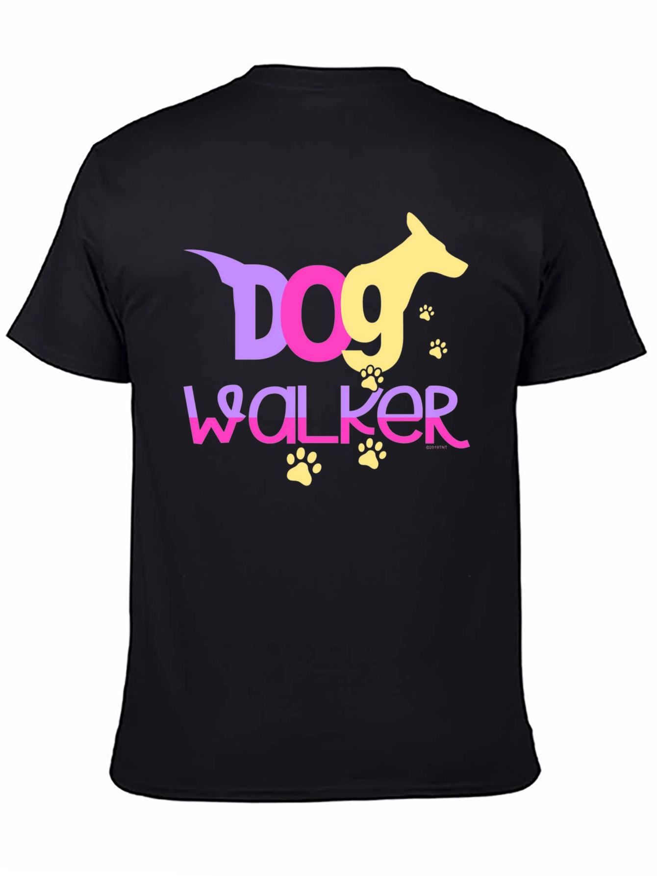 Dog Walker T-Shirt - Fun Graphic Tee