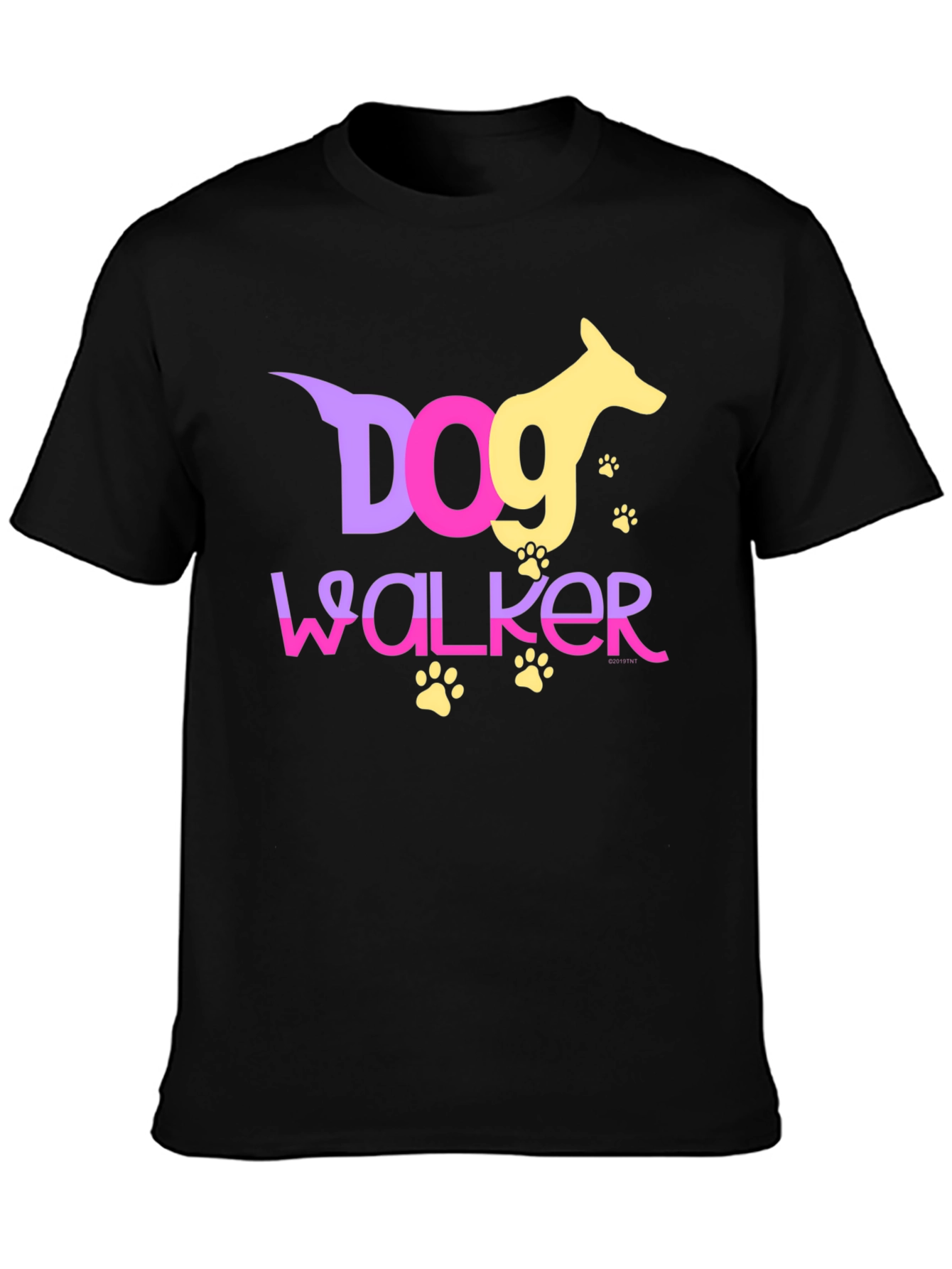 Dog Walker T-Shirt - Fun Graphic Tee