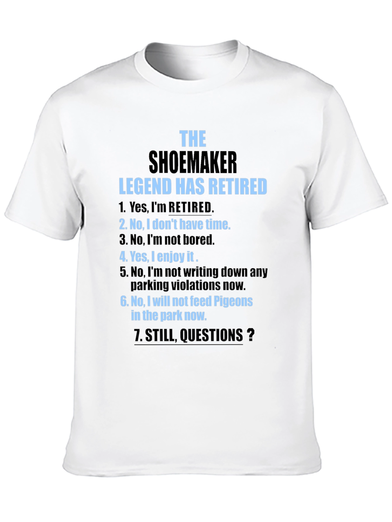 The Shoemaker Legend Retired Black T-Shirt