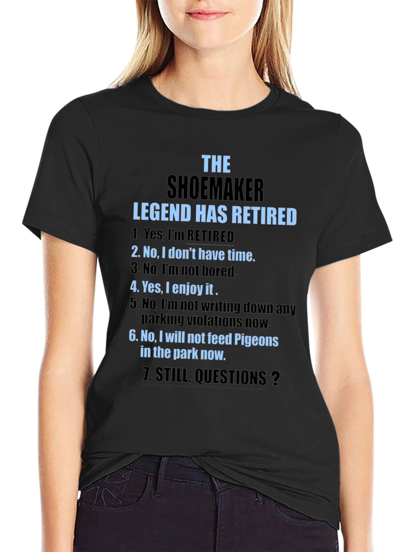 The Shoemaker Legend Retired Black T-Shirt