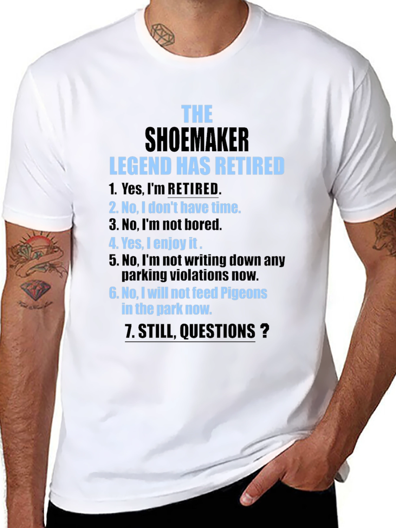 The Shoemaker Legend Retired Black T-Shirt