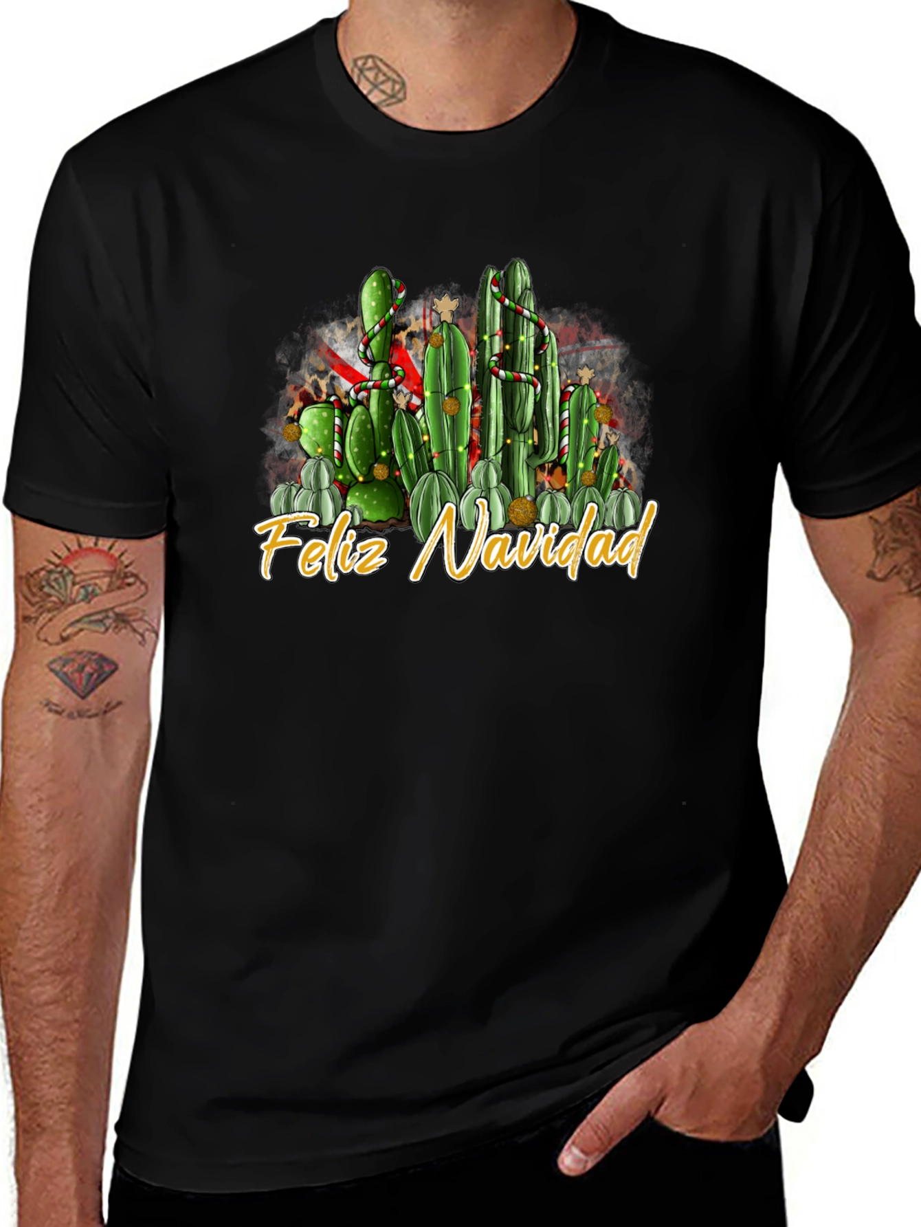 Feliz Navidad Cactus T-Shirt