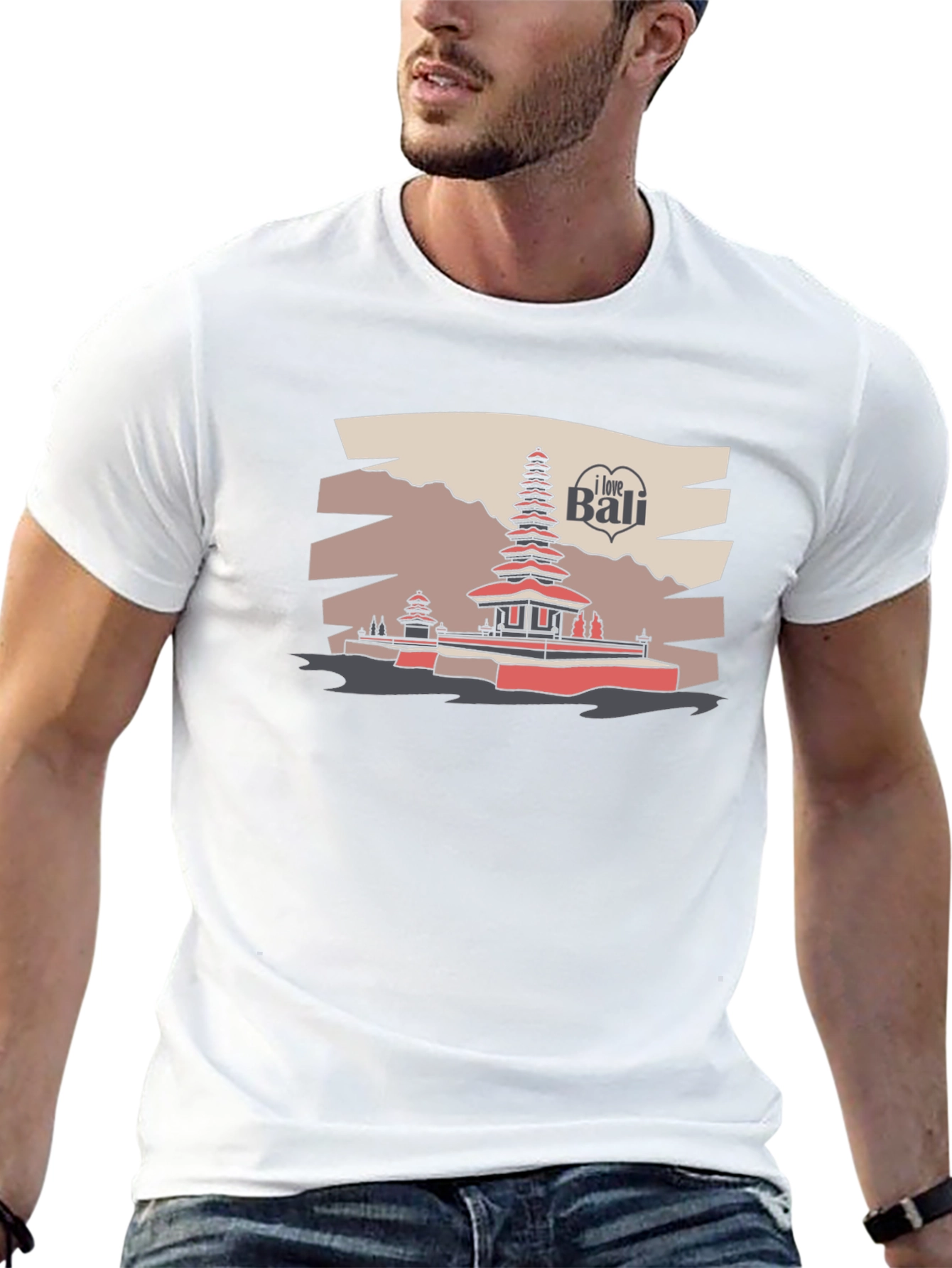 I Love Bali Graphic T-Shirt